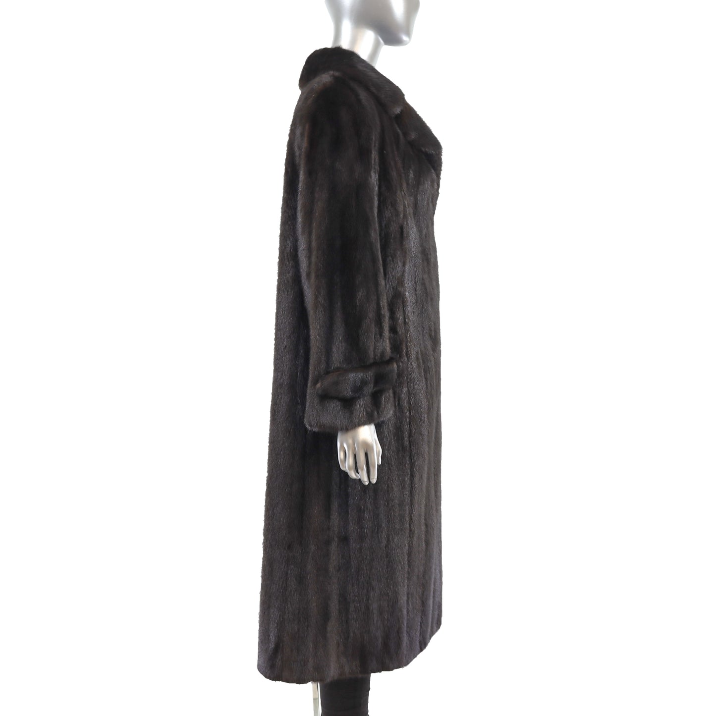 Black Mink Coat- Size M