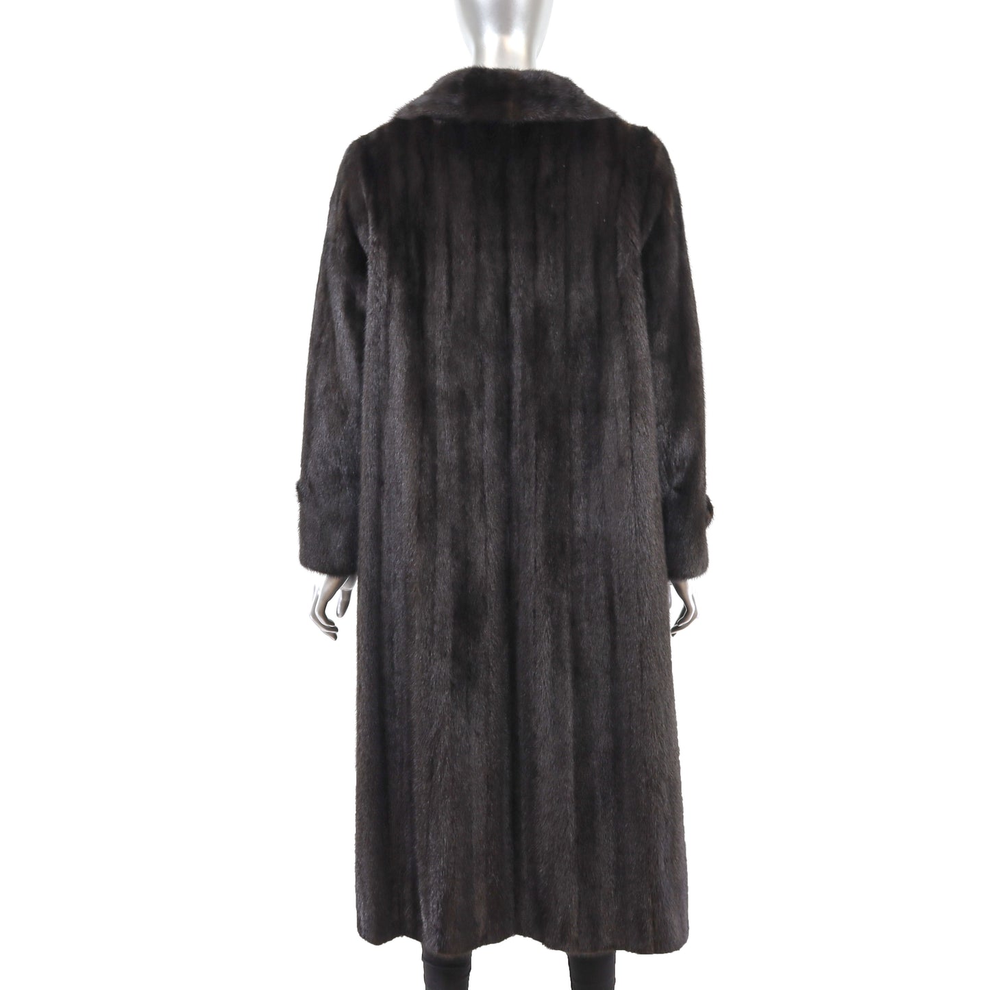 Black Mink Coat- Size M