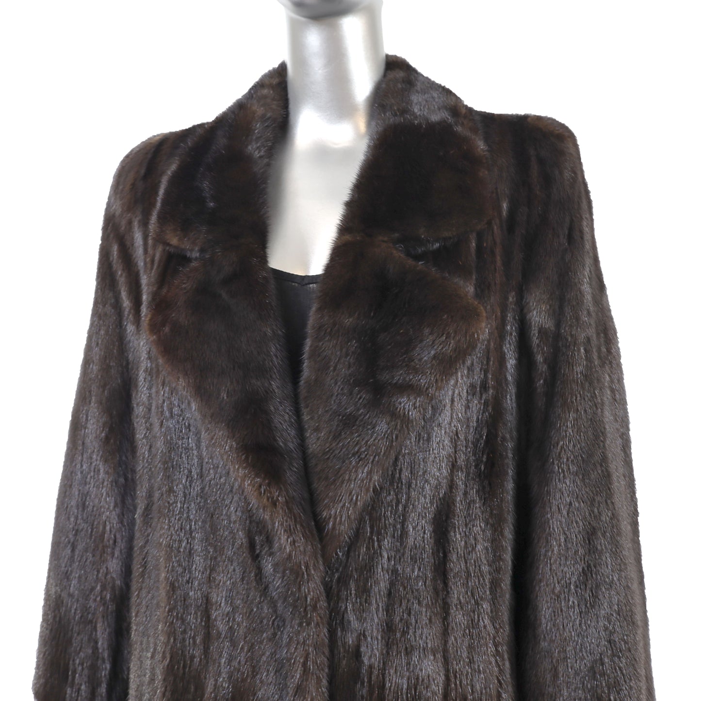 Dark Brown Mink Coat- Size M