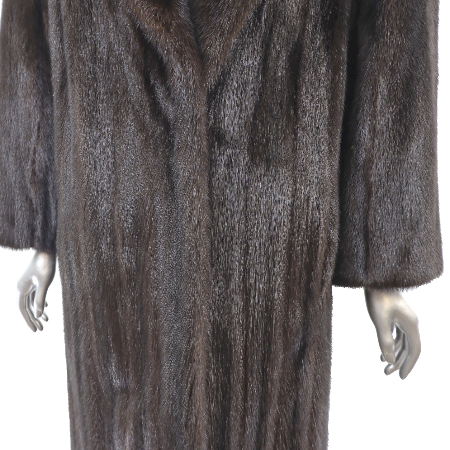 Dark Brown Mink Coat- Size M