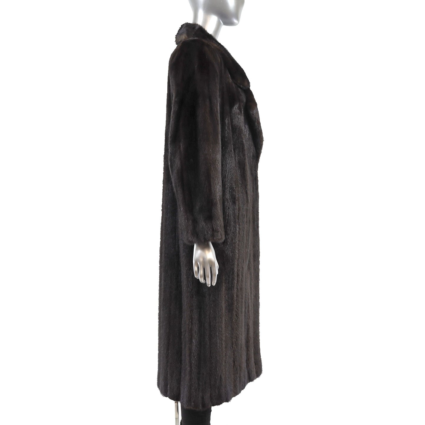 Dark Brown Mink Coat- Size M