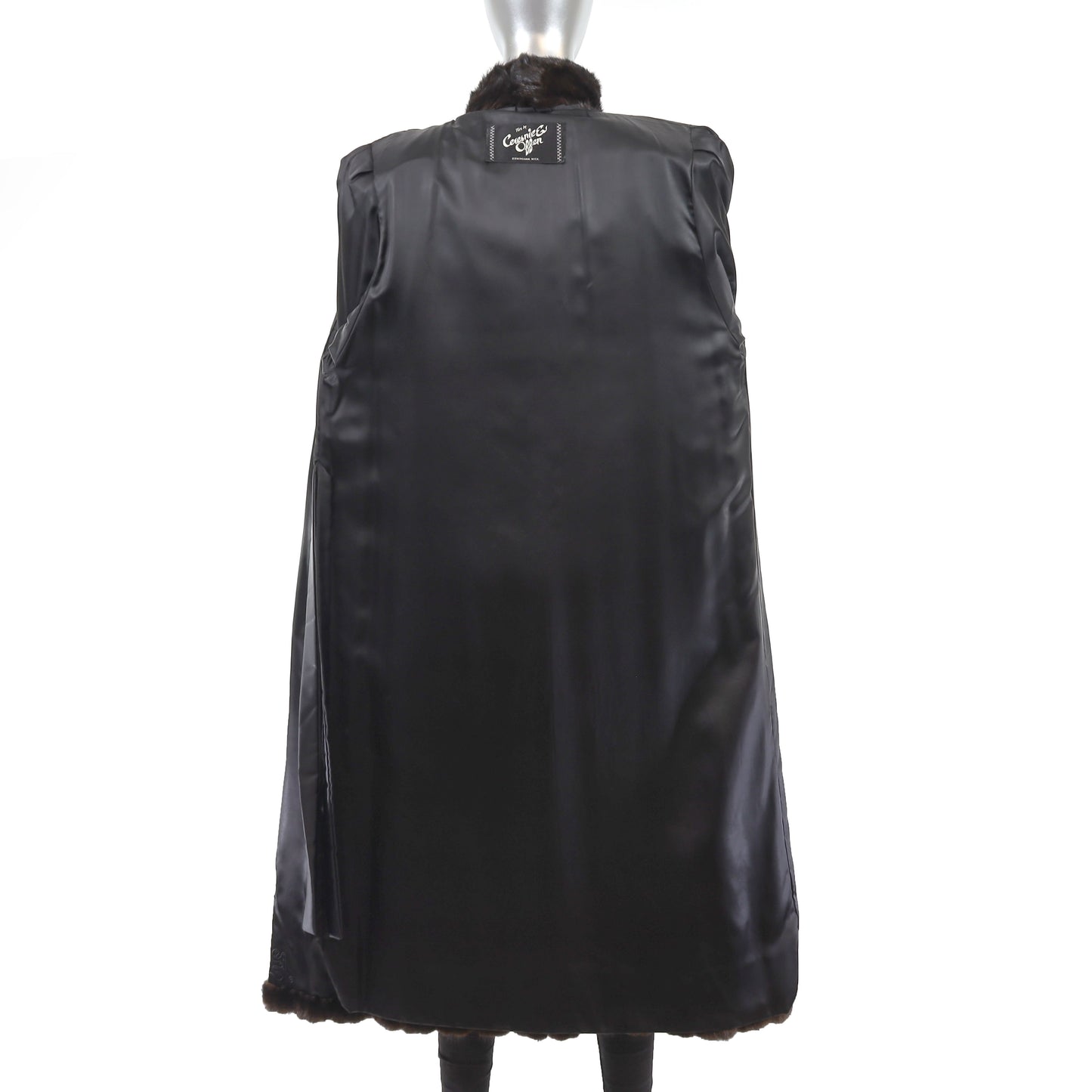 Dark Brown Mink Coat- Size M