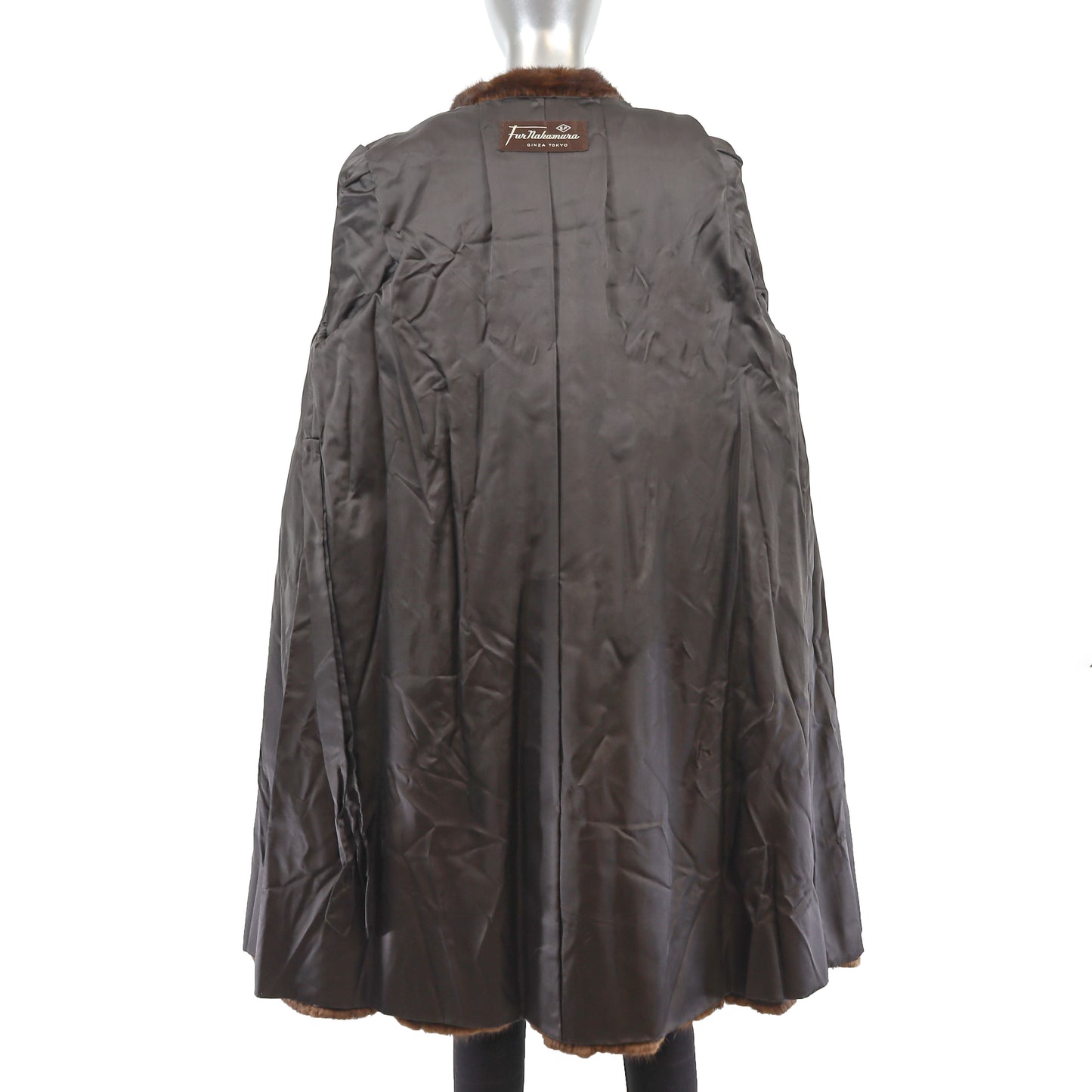 Brown Mink Coat- Size M