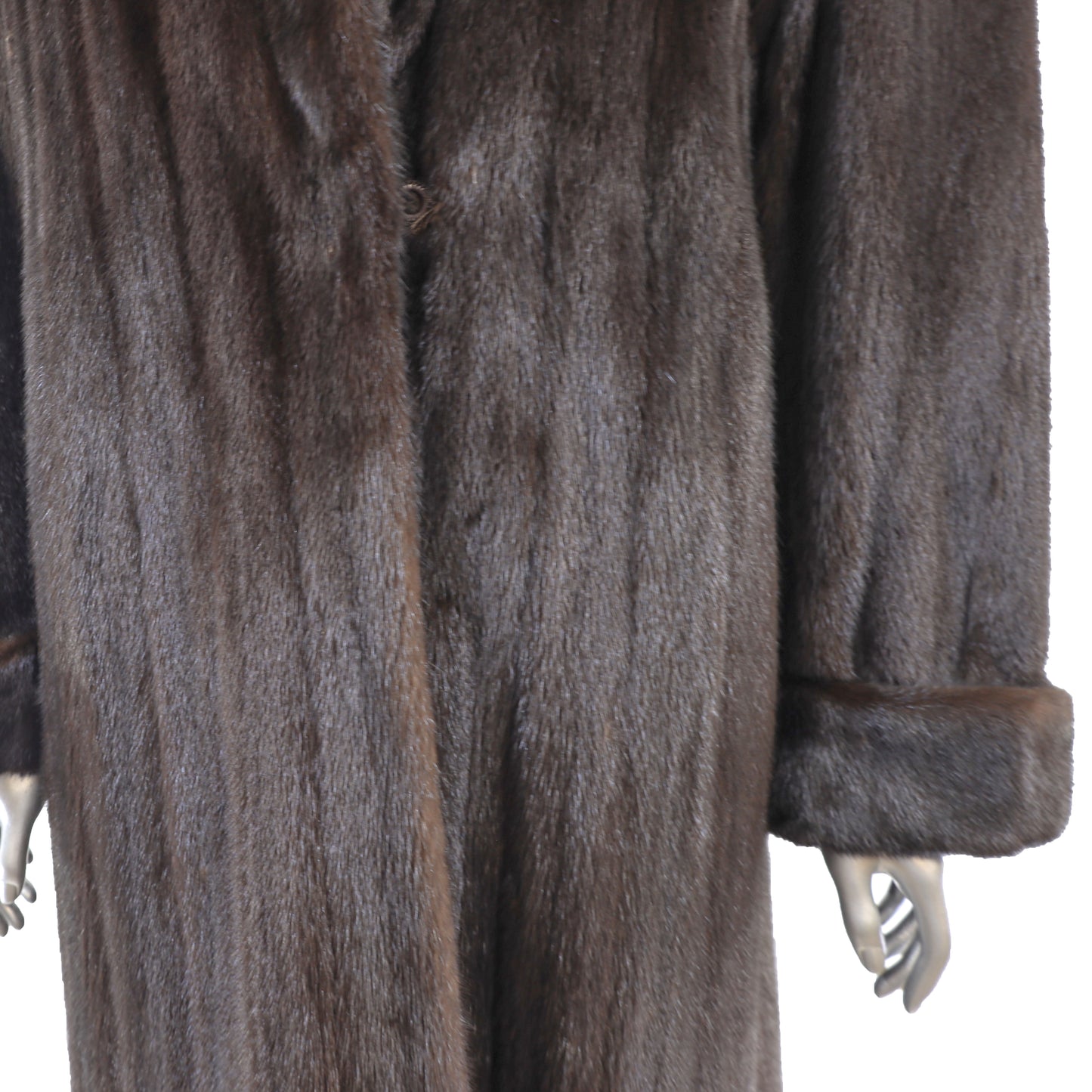 Dark Brown Mink Coat- Size M