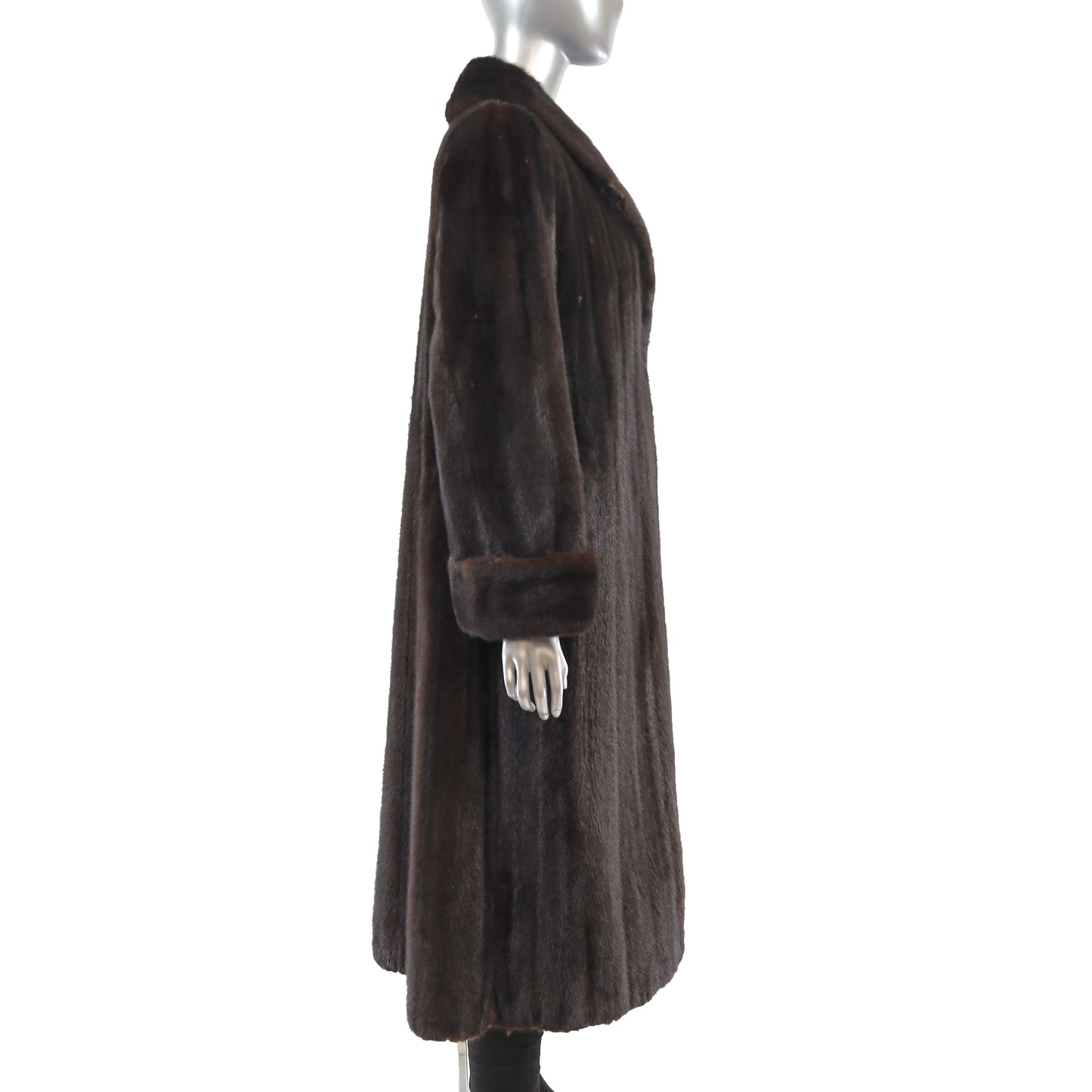 Dark Brown Mink Coat- Size M
