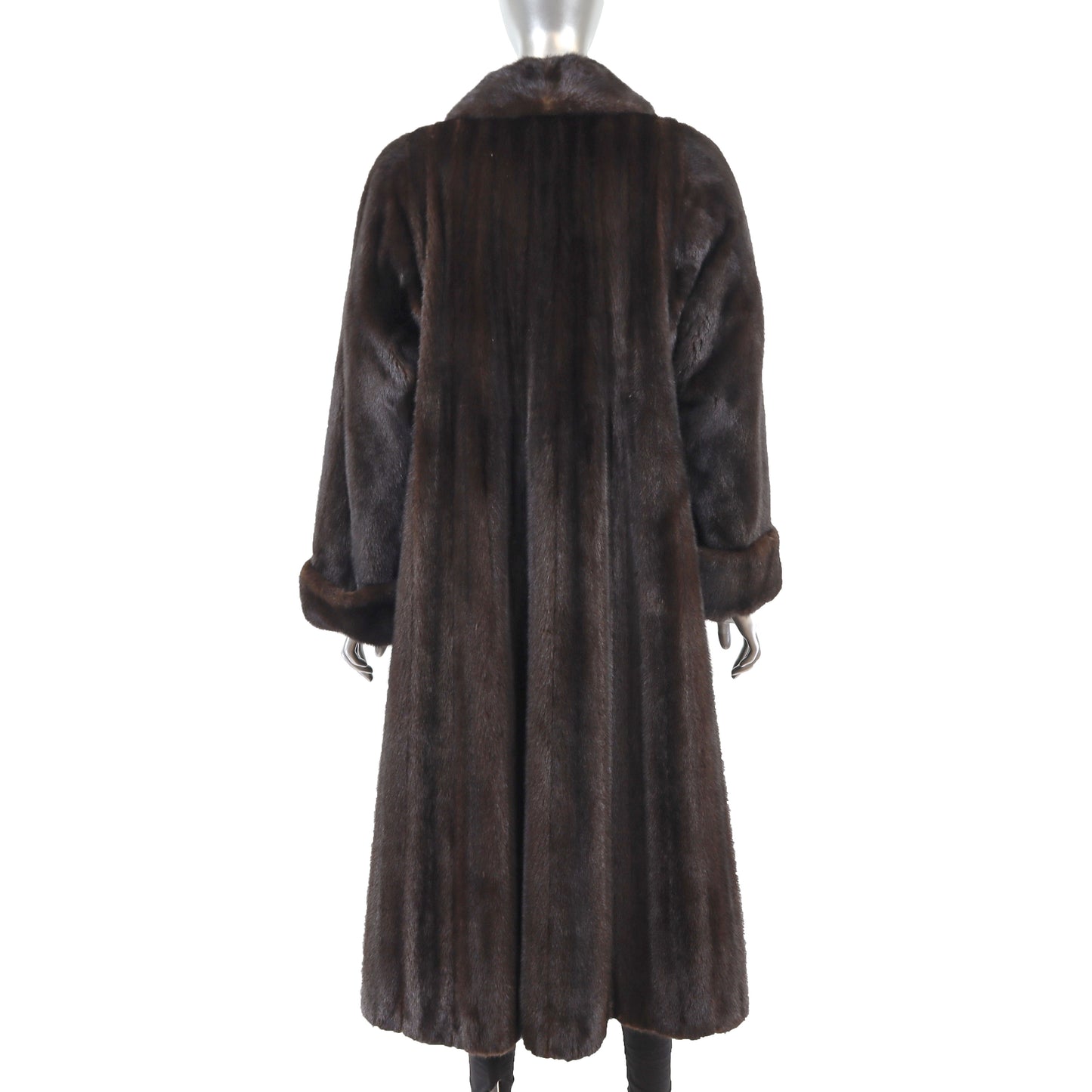Dark Brown Mink Coat- Size M
