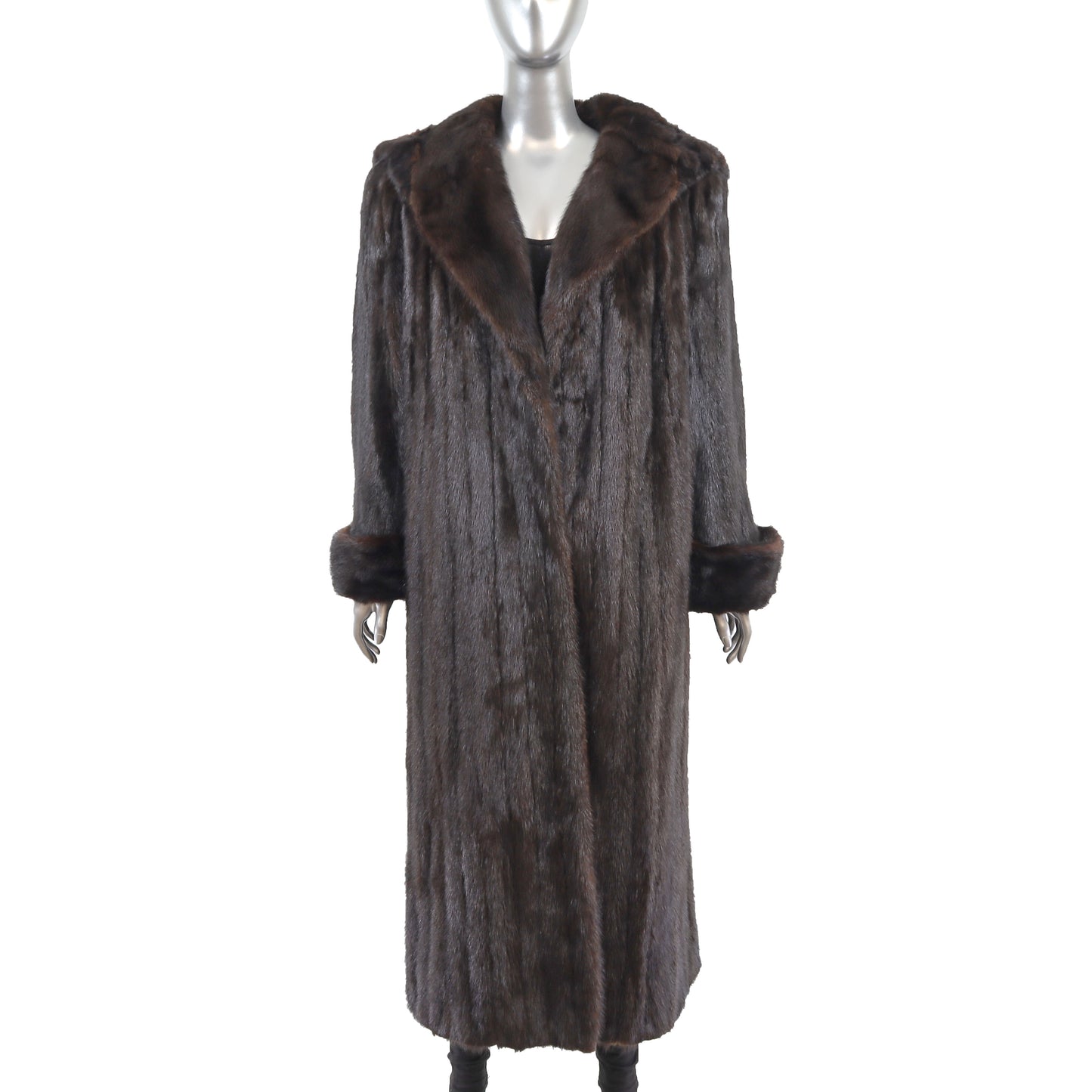 Mahogany Mink Coat- Size M