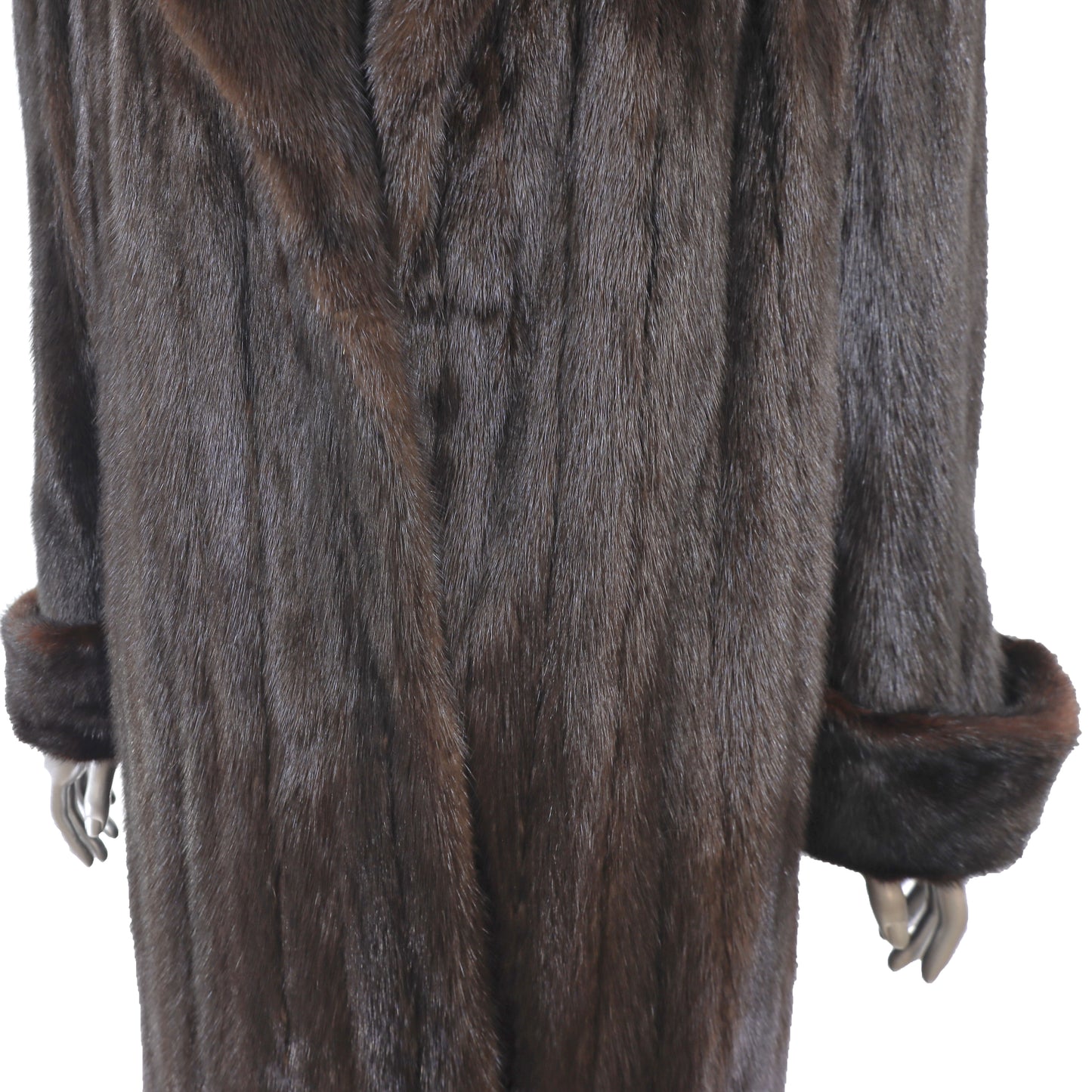 Mahogany Mink Coat- Size M