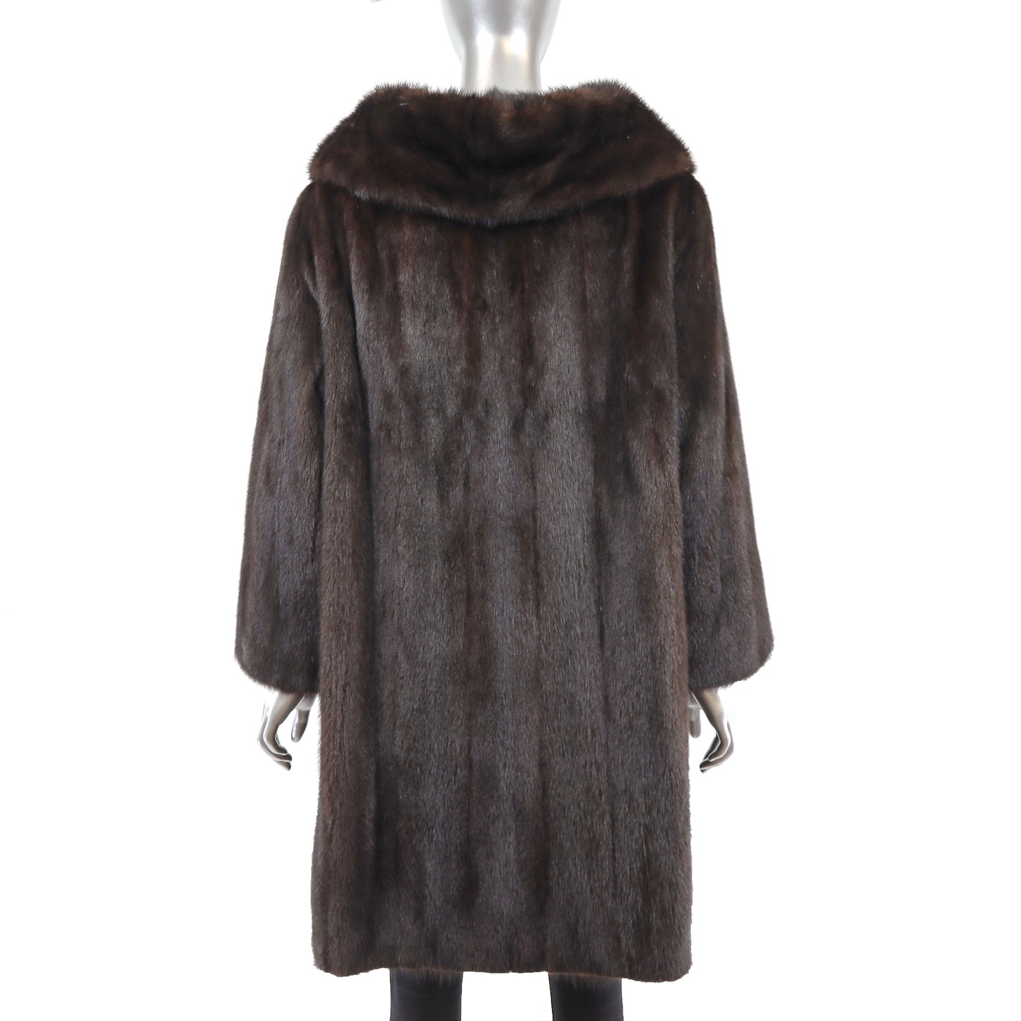 Mahogany Mink Coat- Size L