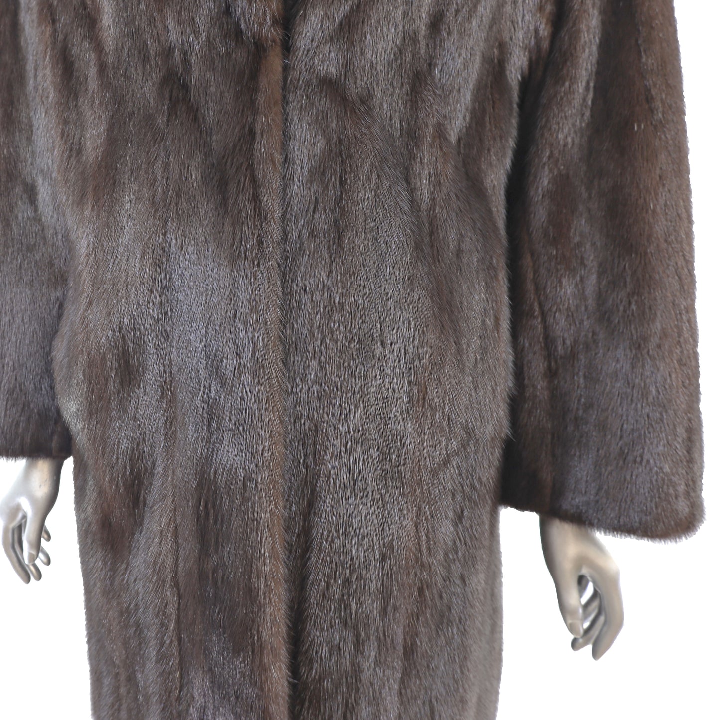 Mahogany Mink Coat- Size L