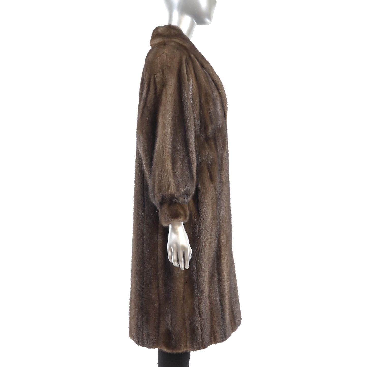 Mahogany Mink Coat- Size L