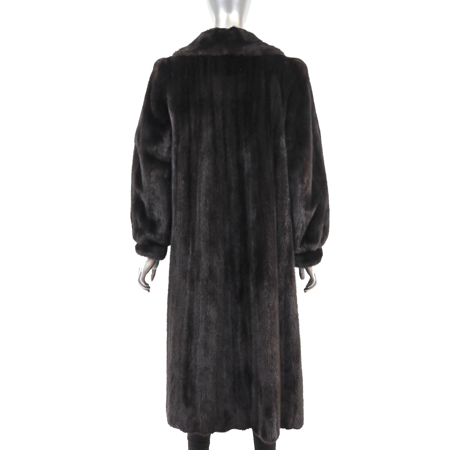 Black Mink Coat- Size M