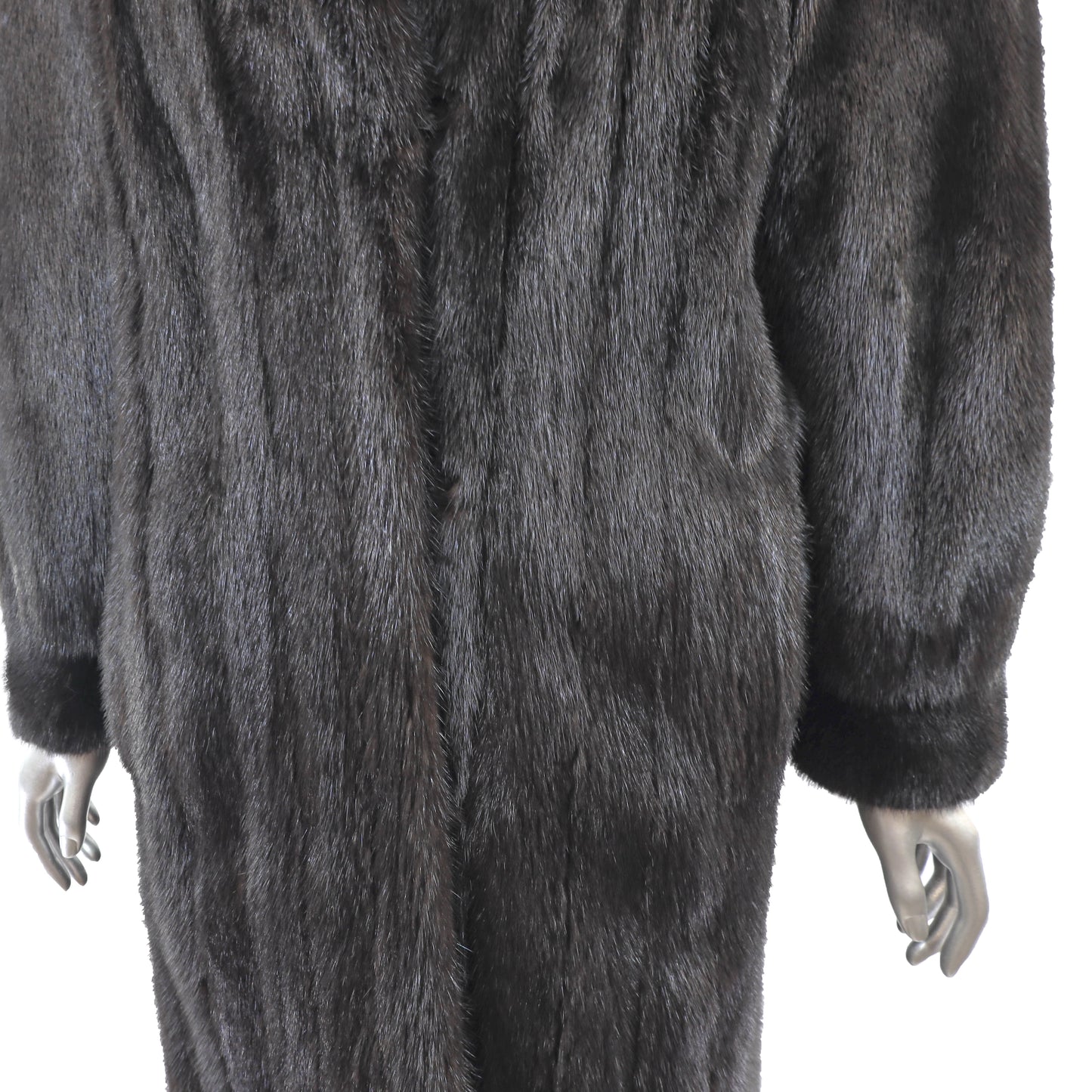 Black Mink Coat- Size M