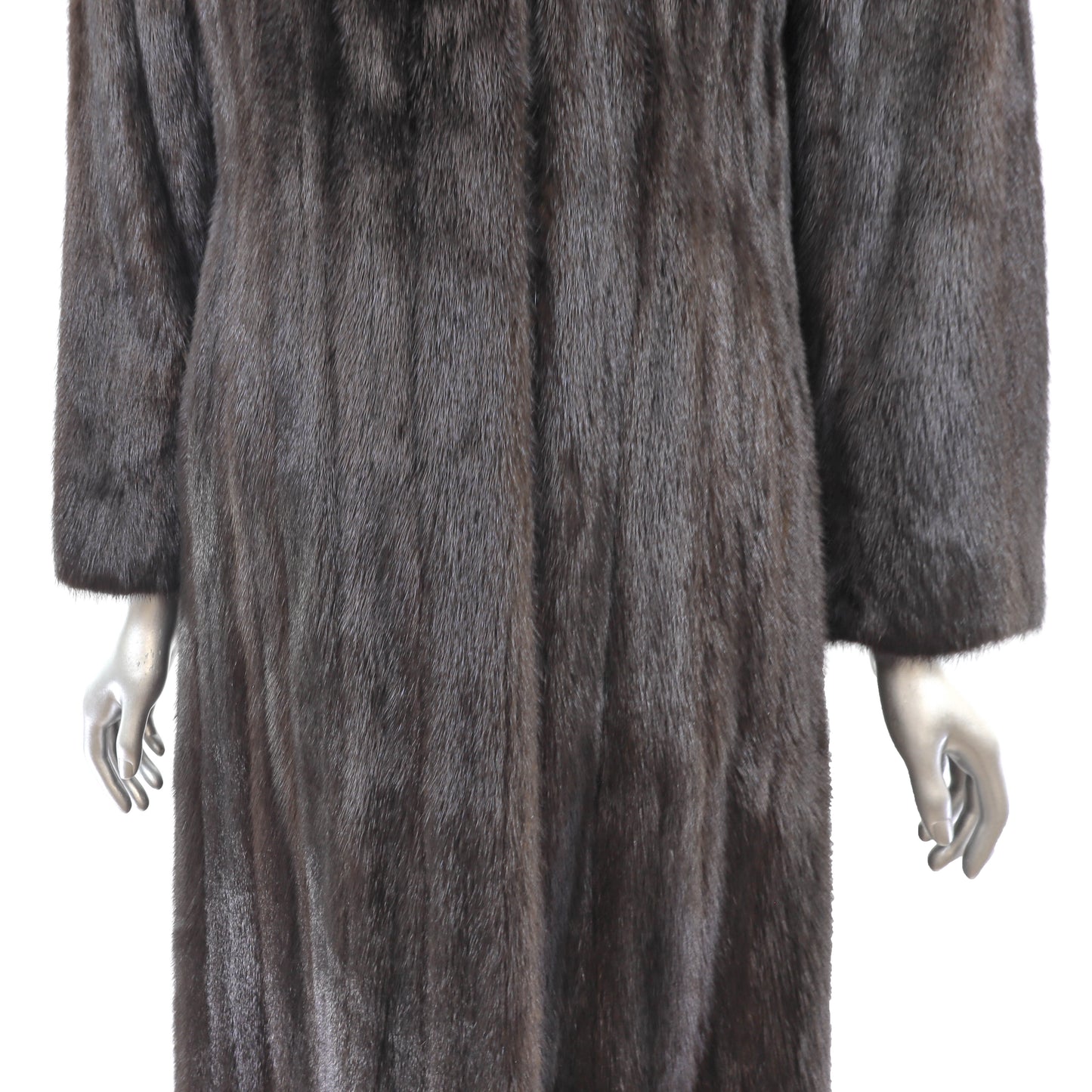 Saks Jandel Dark Brown Mink Coat- Size M