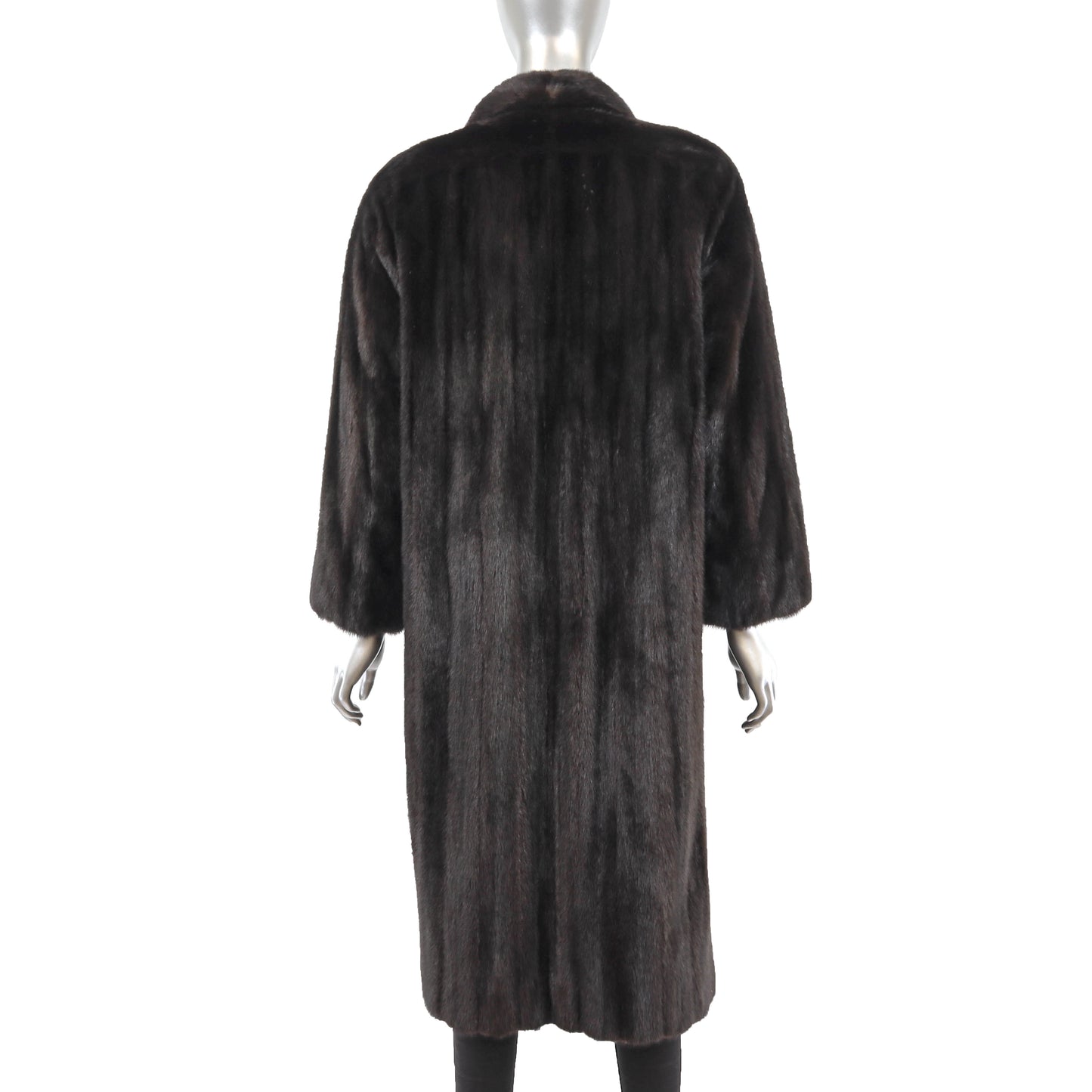 Black Mink Coat- Size M