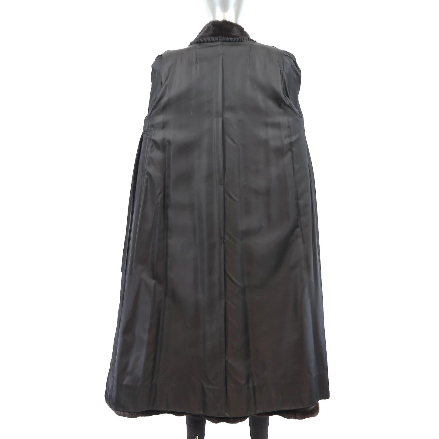 Black Mink Coat- Size M