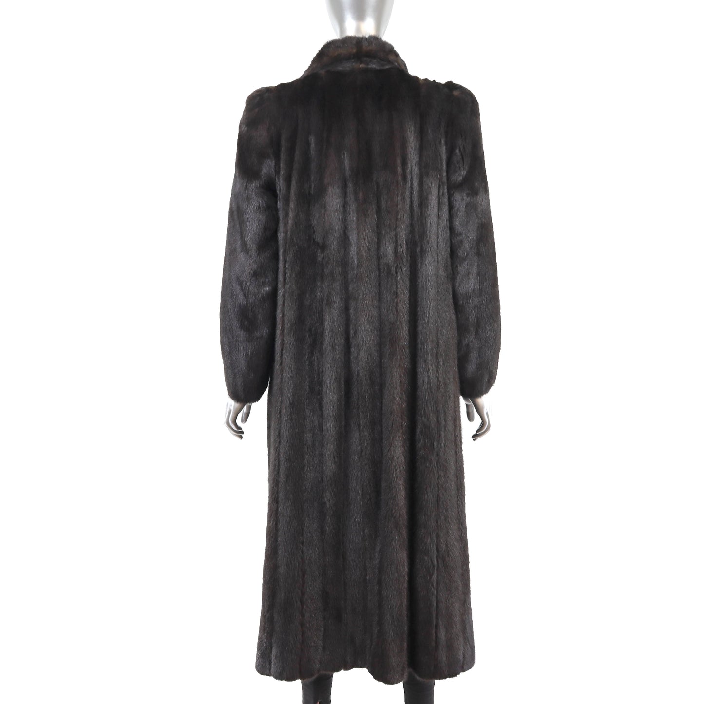 Black Mink Coat- Size M