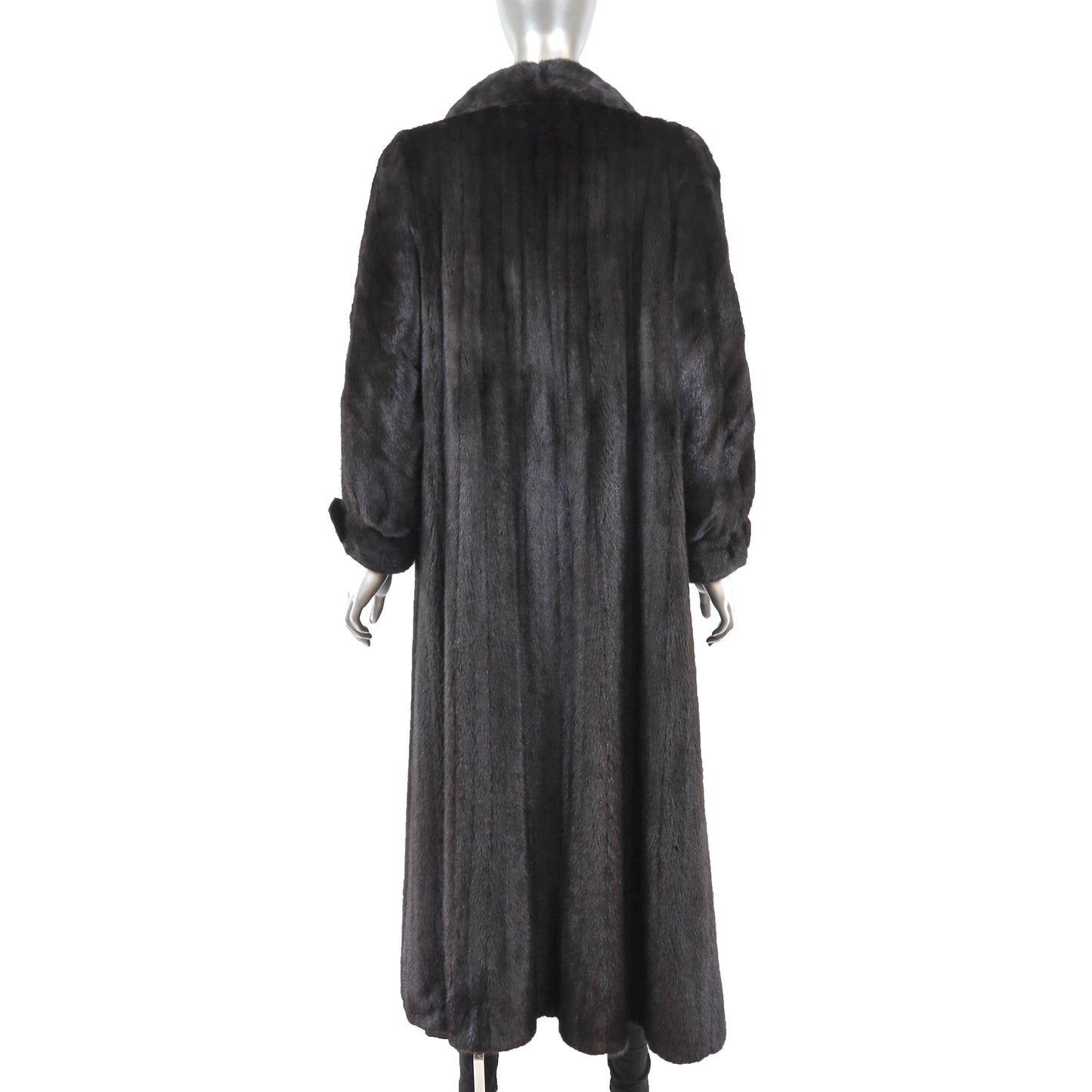 Black Mink Coat- Size L