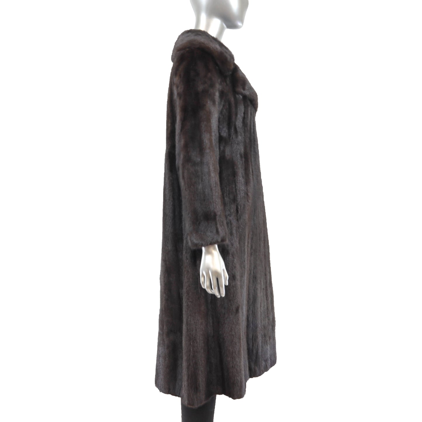 Saks Jandel Dark Brown Mink Coat- Size M