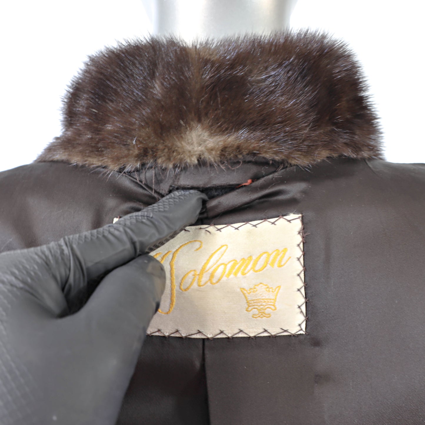 Brown Mink Coat- Size M