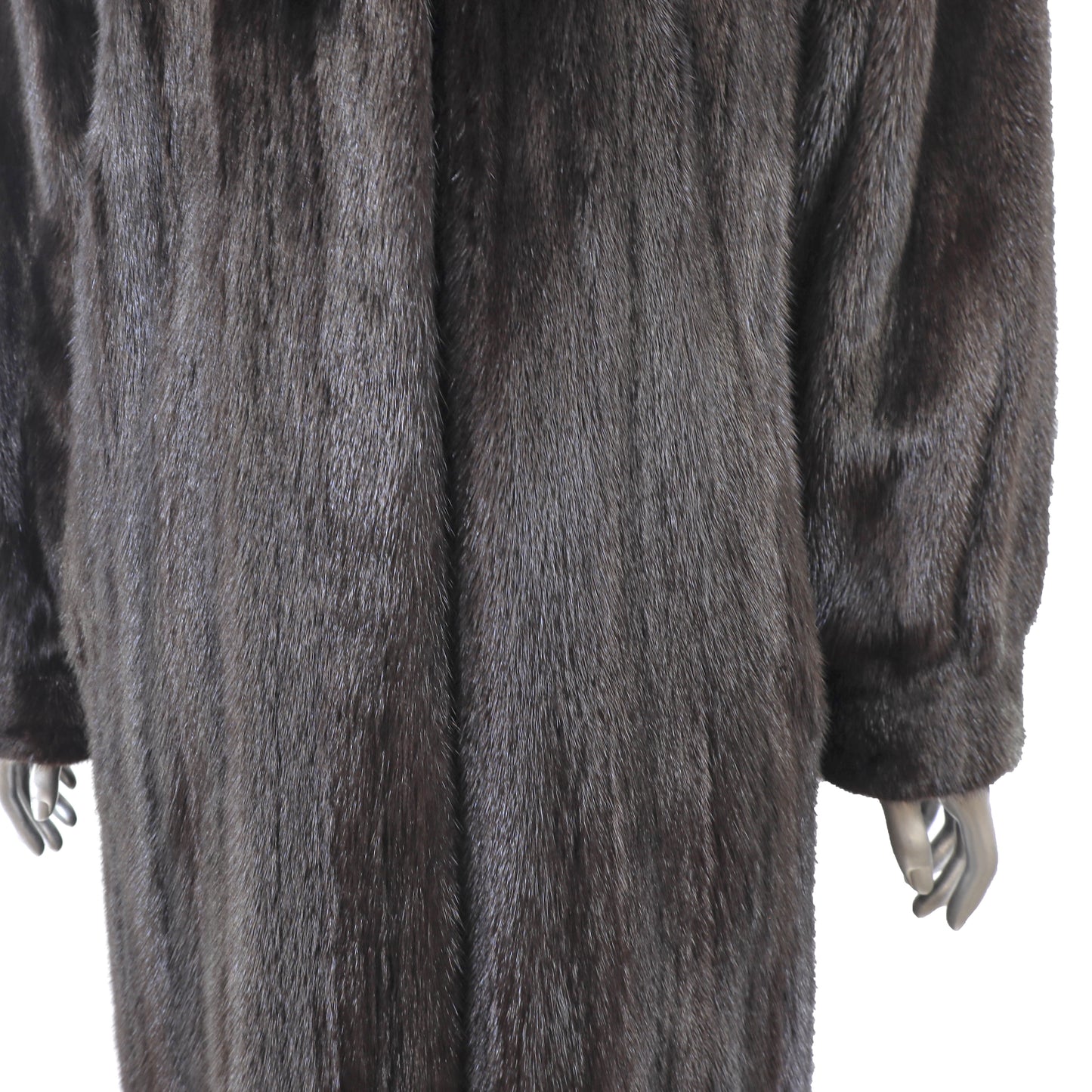 Black Mink Coat- Size L