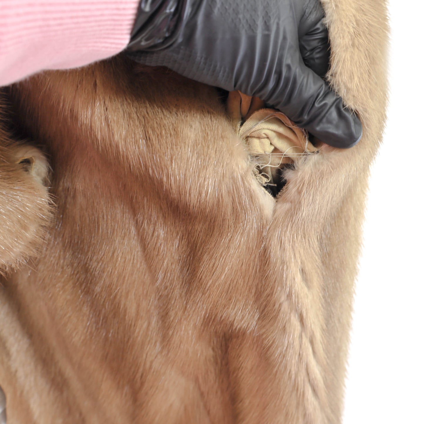 Light Brown Mink Coat- Size M