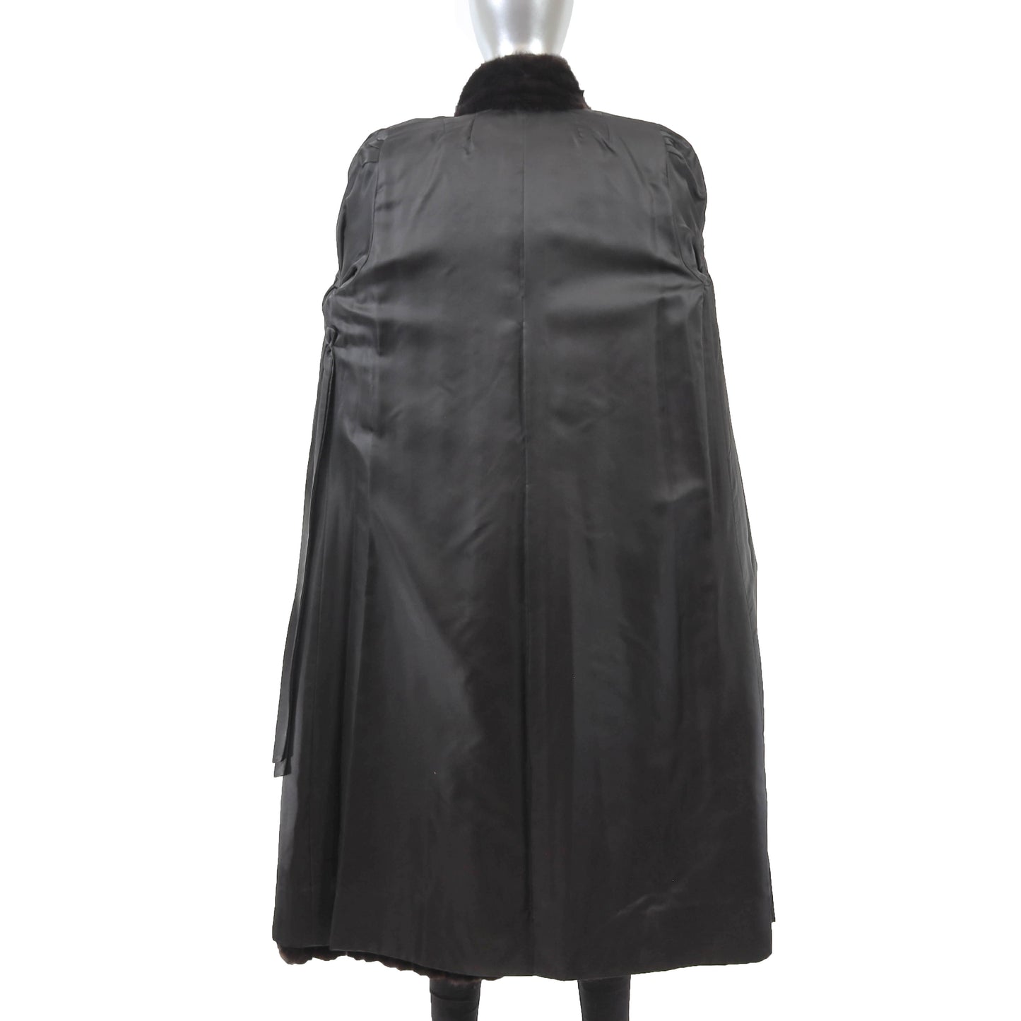 Dark Brown Mink Coat- Size M