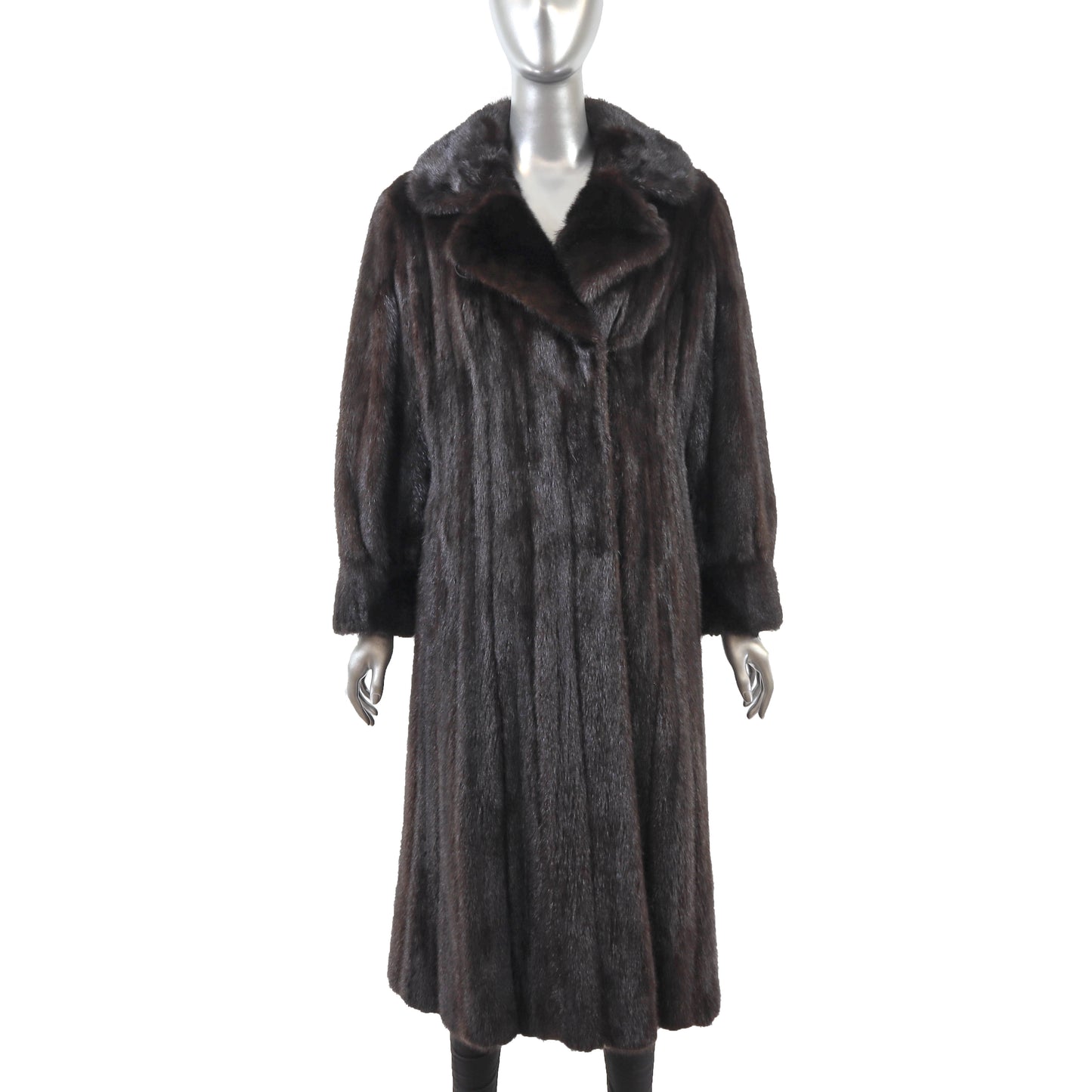 Black Mink Coat- Size S