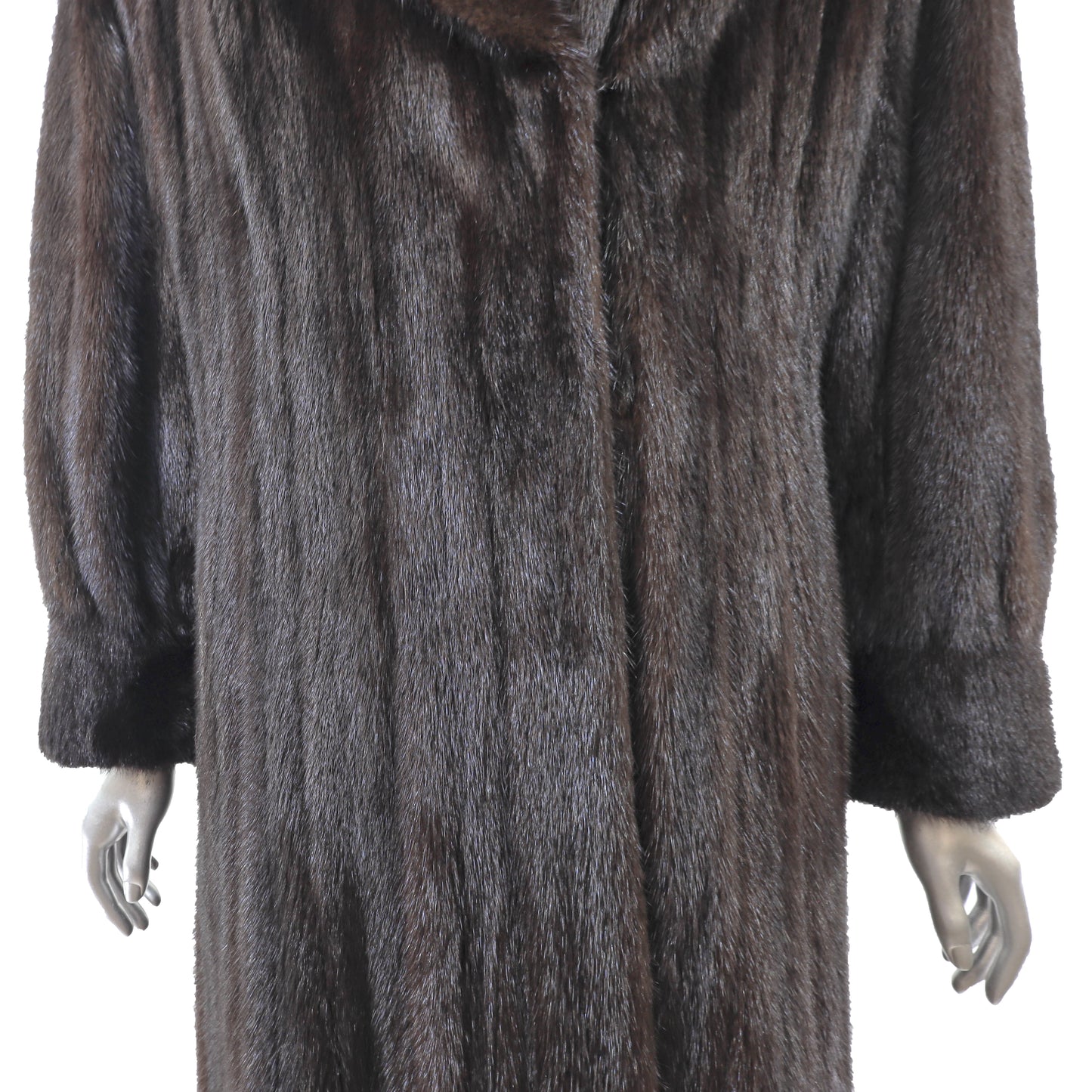 Black Mink Coat- Size S