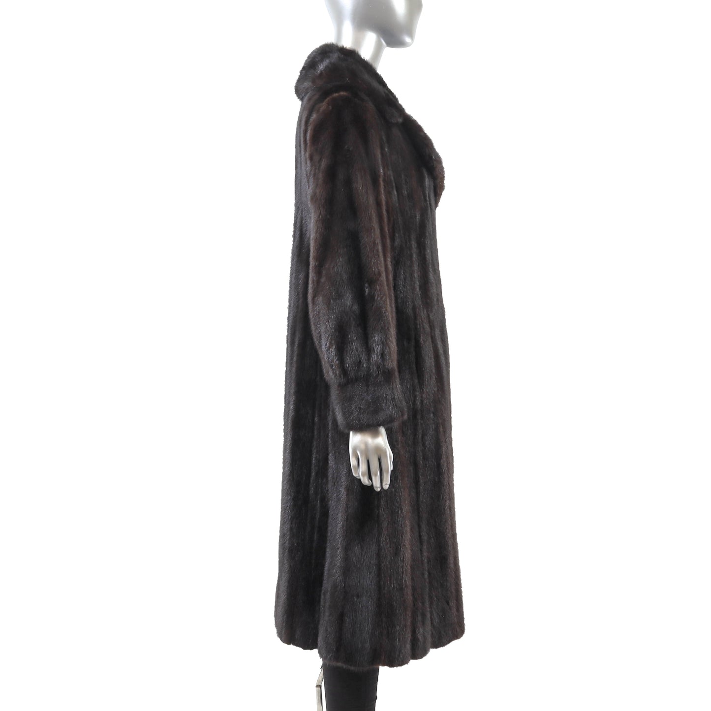 Black Mink Coat- Size S