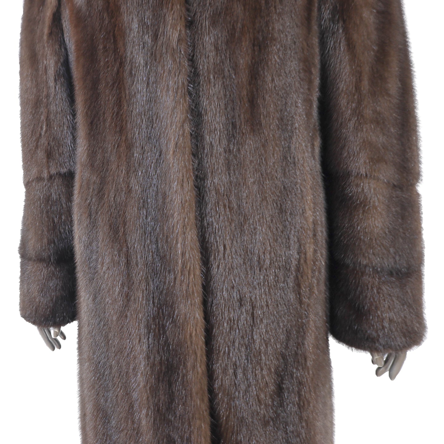 Brown Mink Coat- Size M