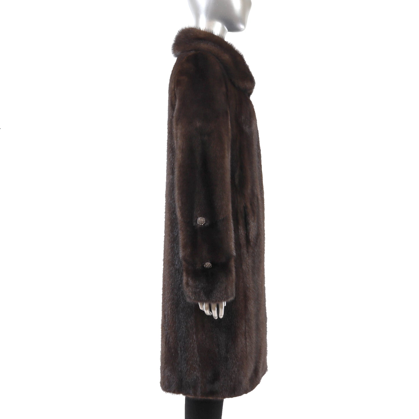 Brown Mink Coat- Size M