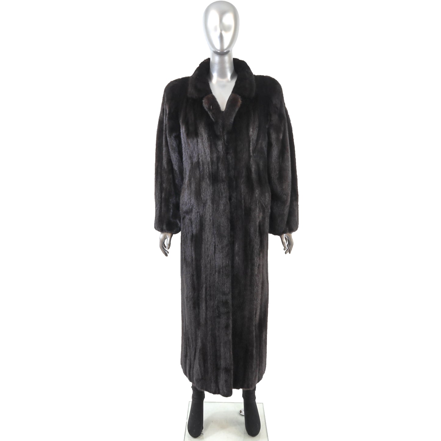 Black Mink Coat- Size S