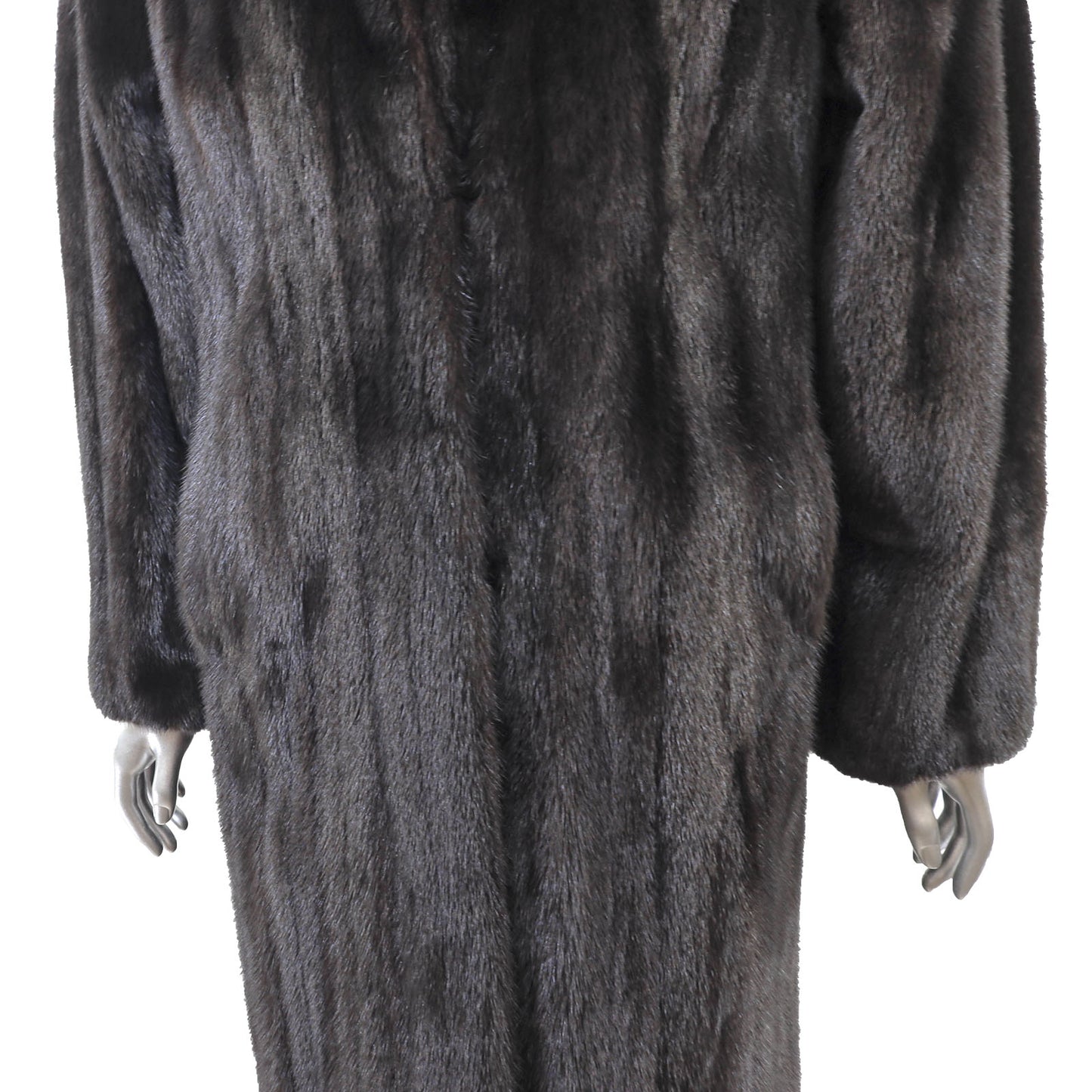 Black Mink Coat- Size S