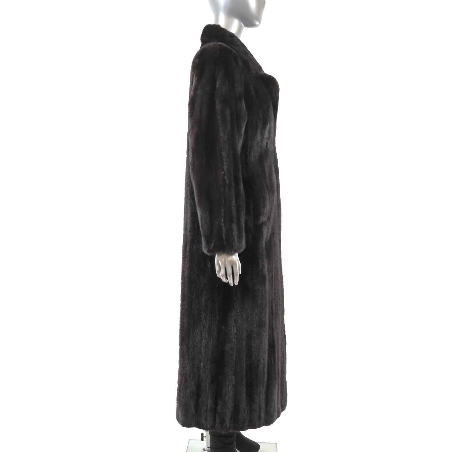 Black Mink Coat- Size S
