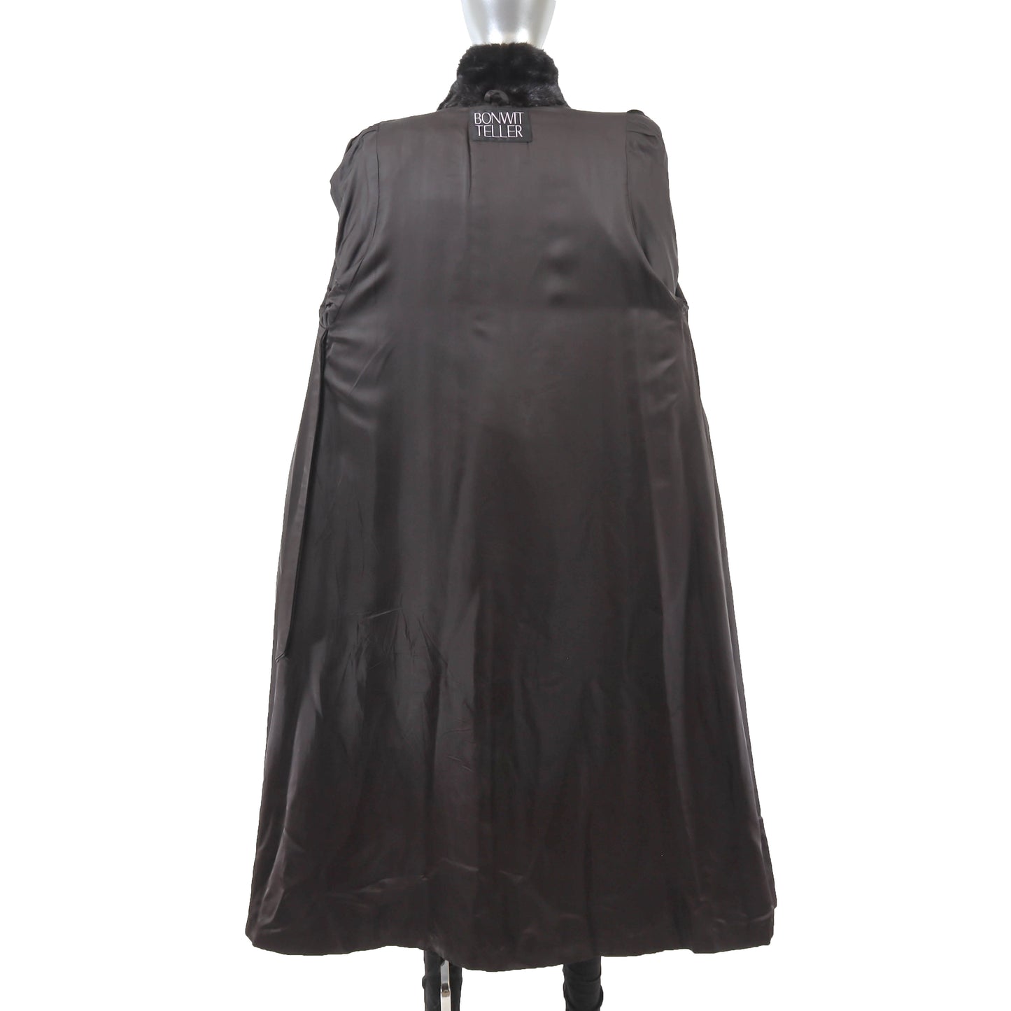 Black Mink Coat- Size M