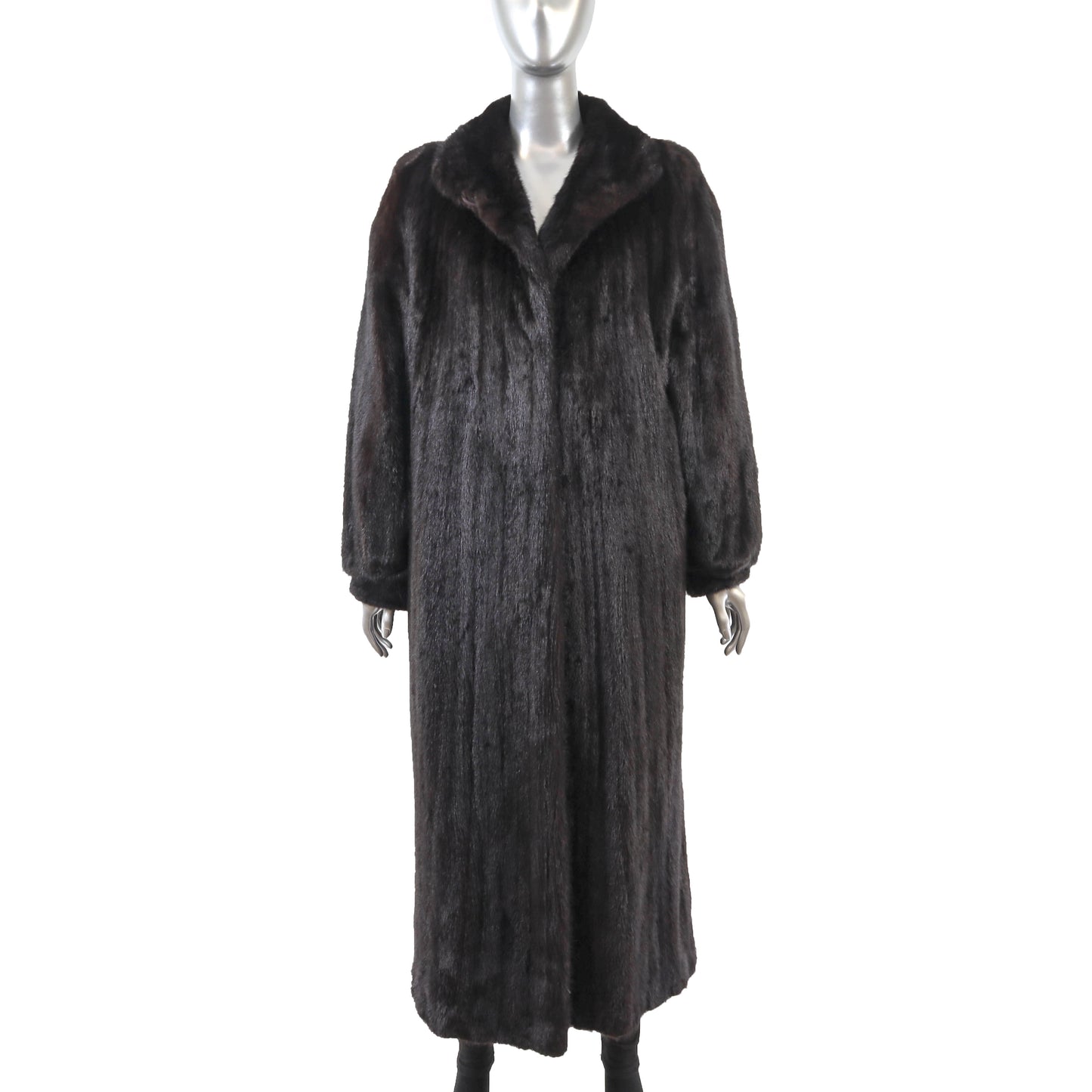 Black Mink Coat- Size M