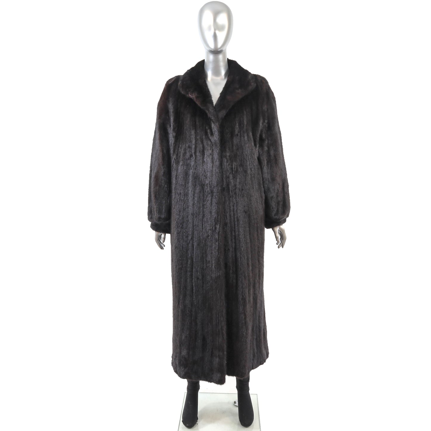Black Mink Coat- Size M