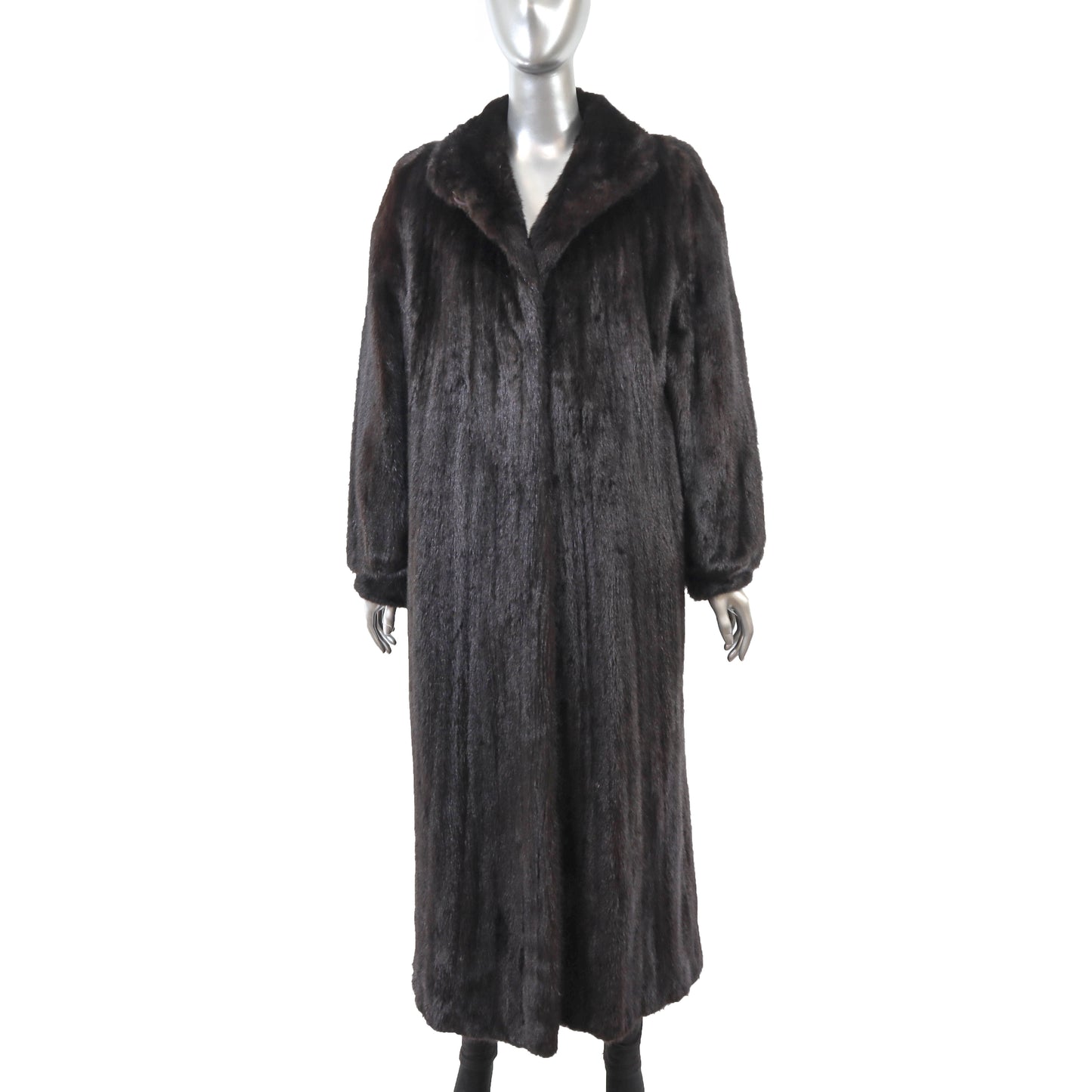 Black Mink Coat- Size M
