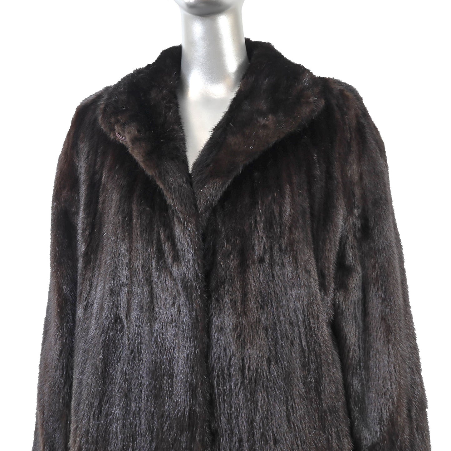 Black Mink Coat- Size M