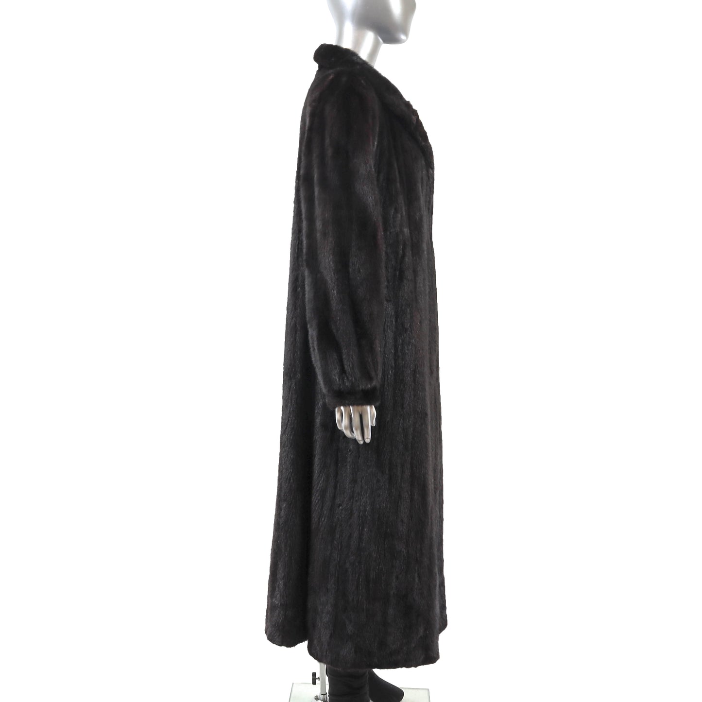 Black Mink Coat- Size M