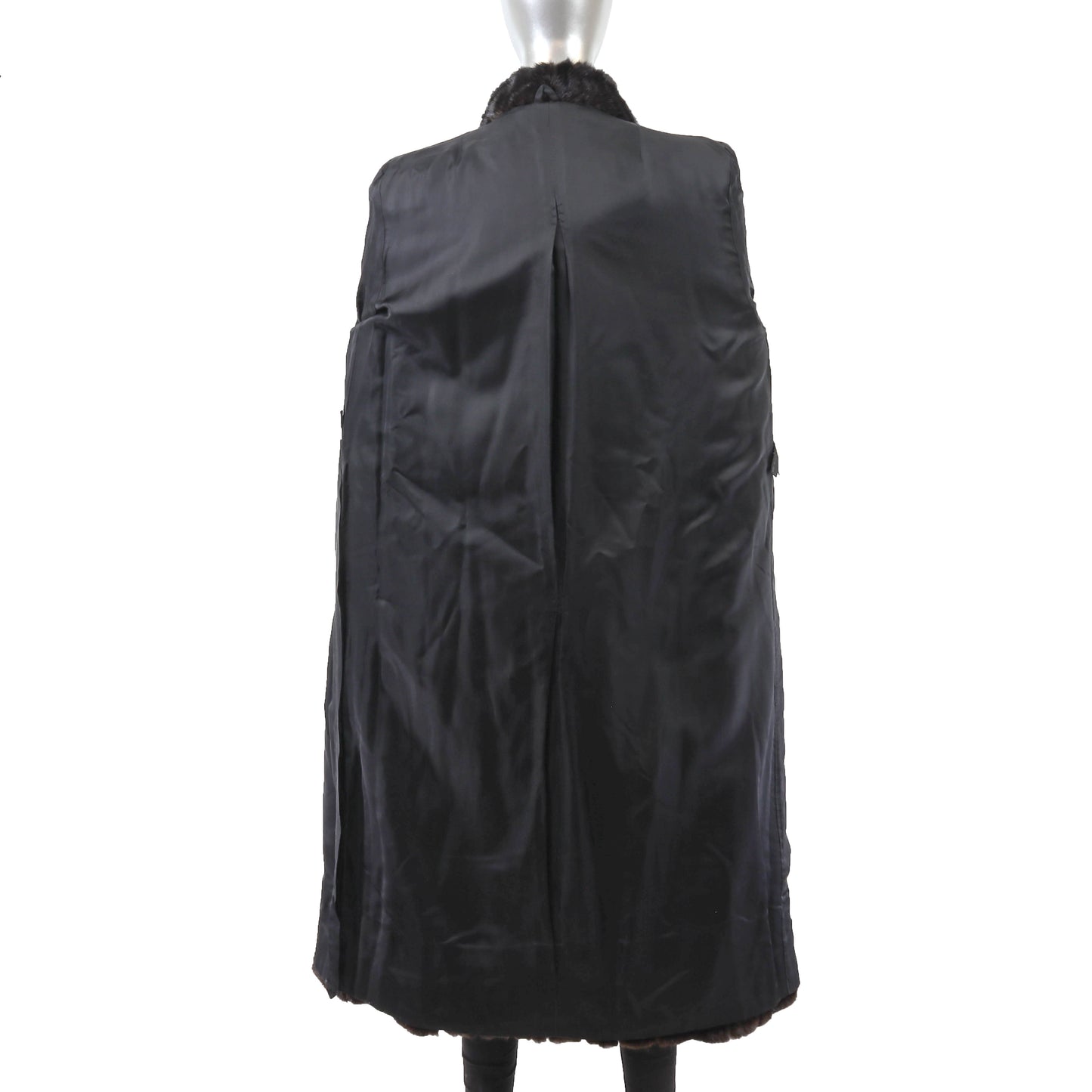 Dark Brown Mink Coat- Size L