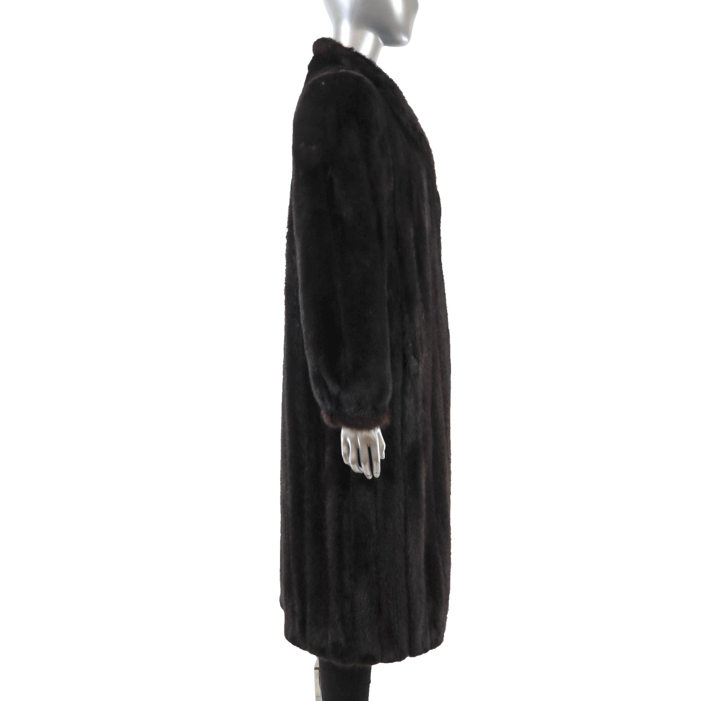 Black Mink Coat- Size M