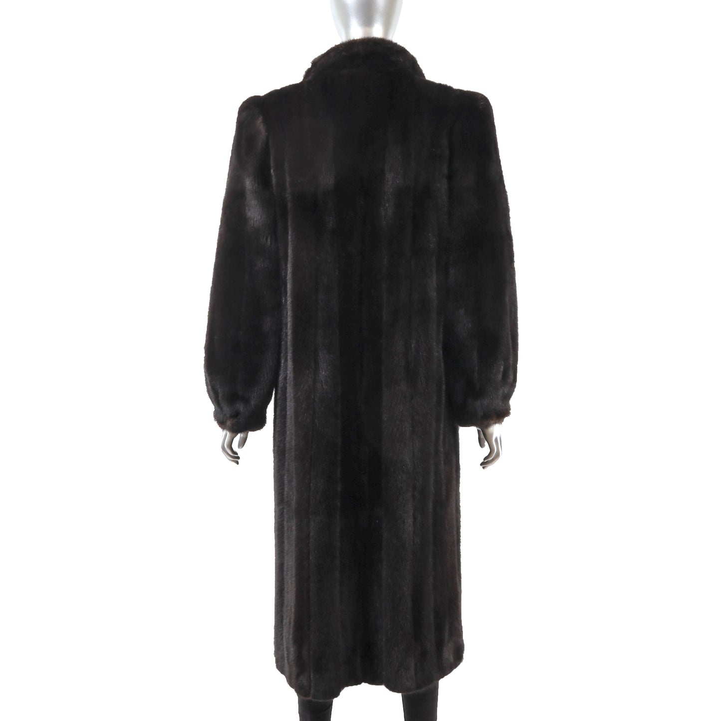 Black Mink Coat- Size M