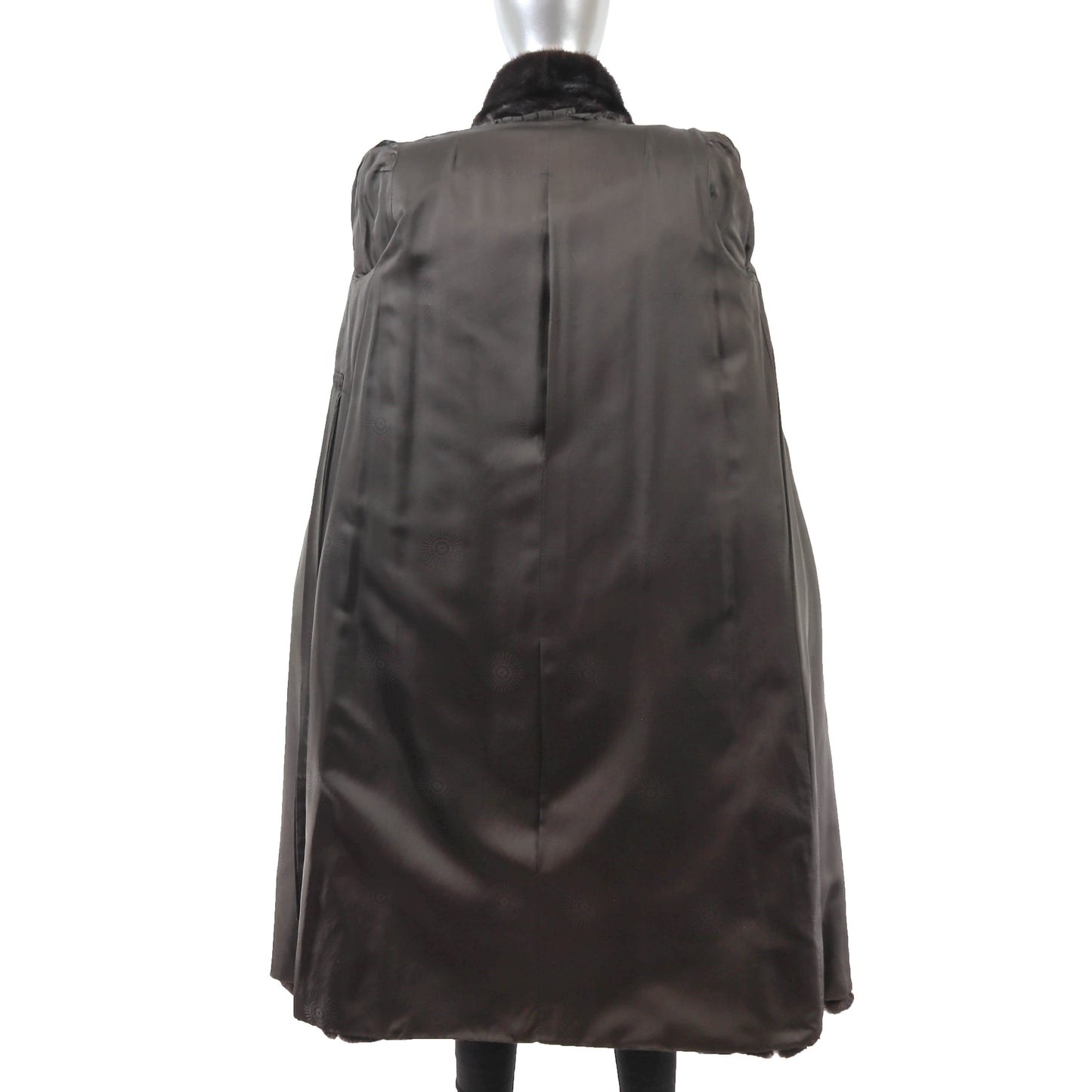Black Mink Coat- Size M