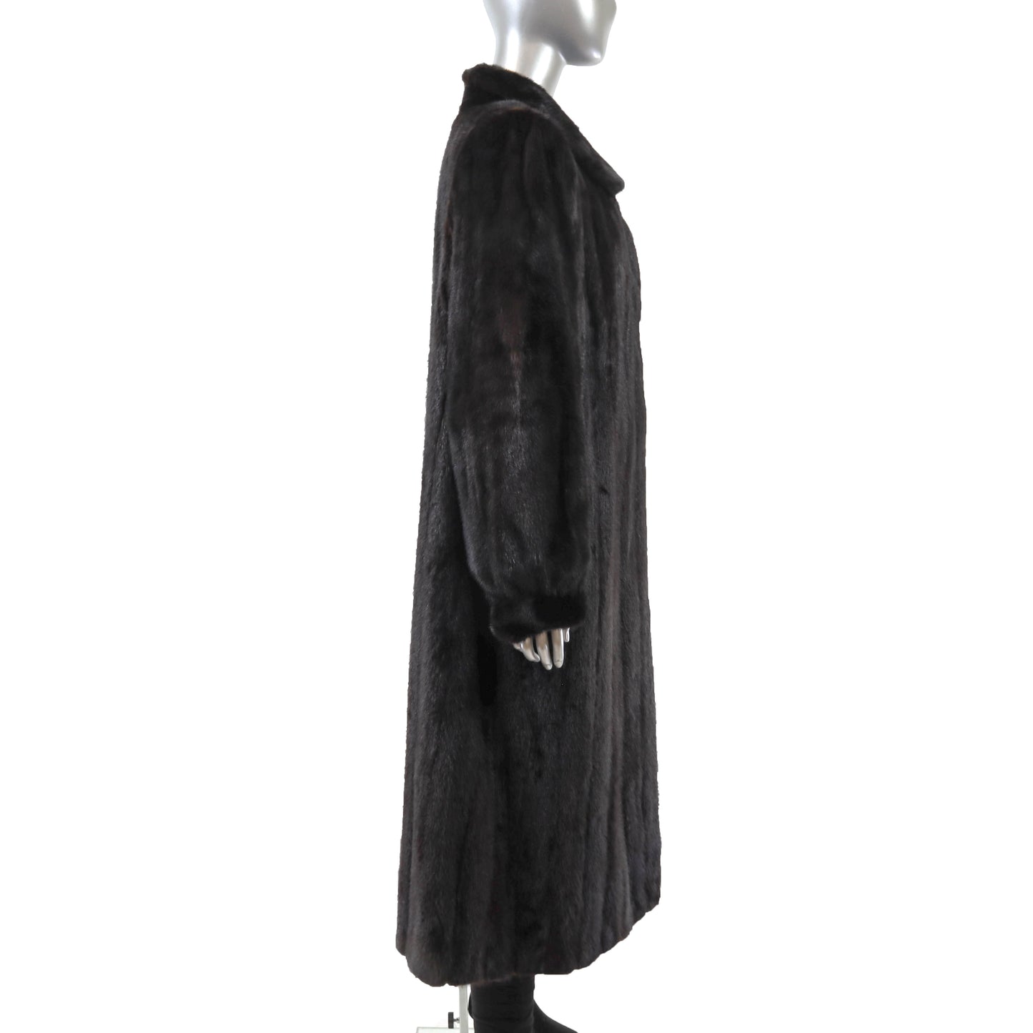 Dark Brown Mink Coat- Size XXL