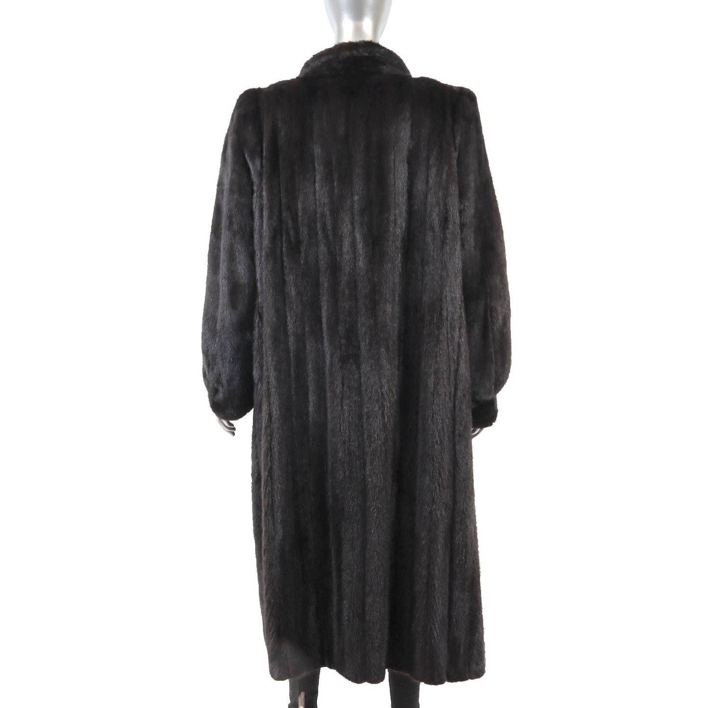 Dark Brown Mink Coat- Size XXL