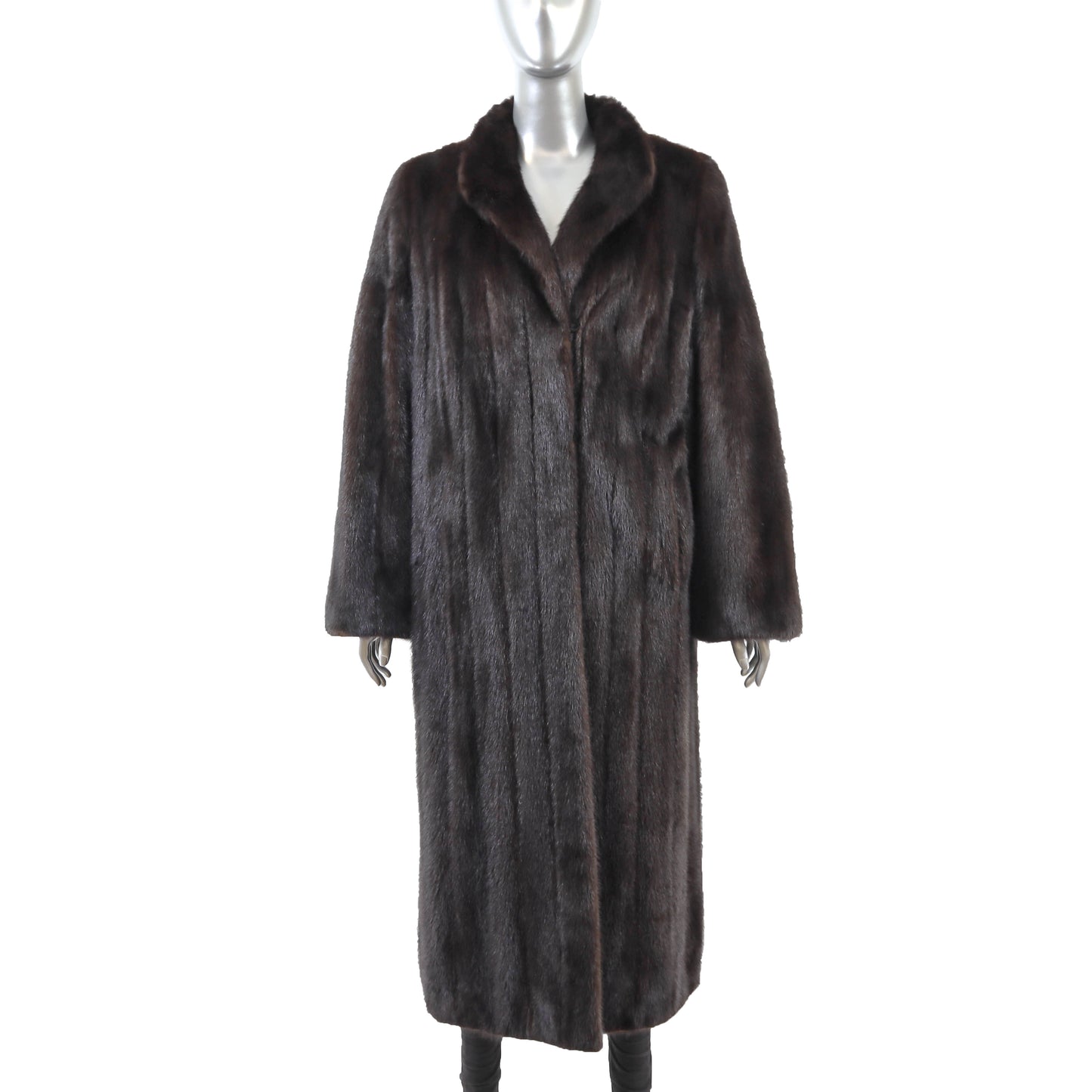 Brown Mink Coat- Size M