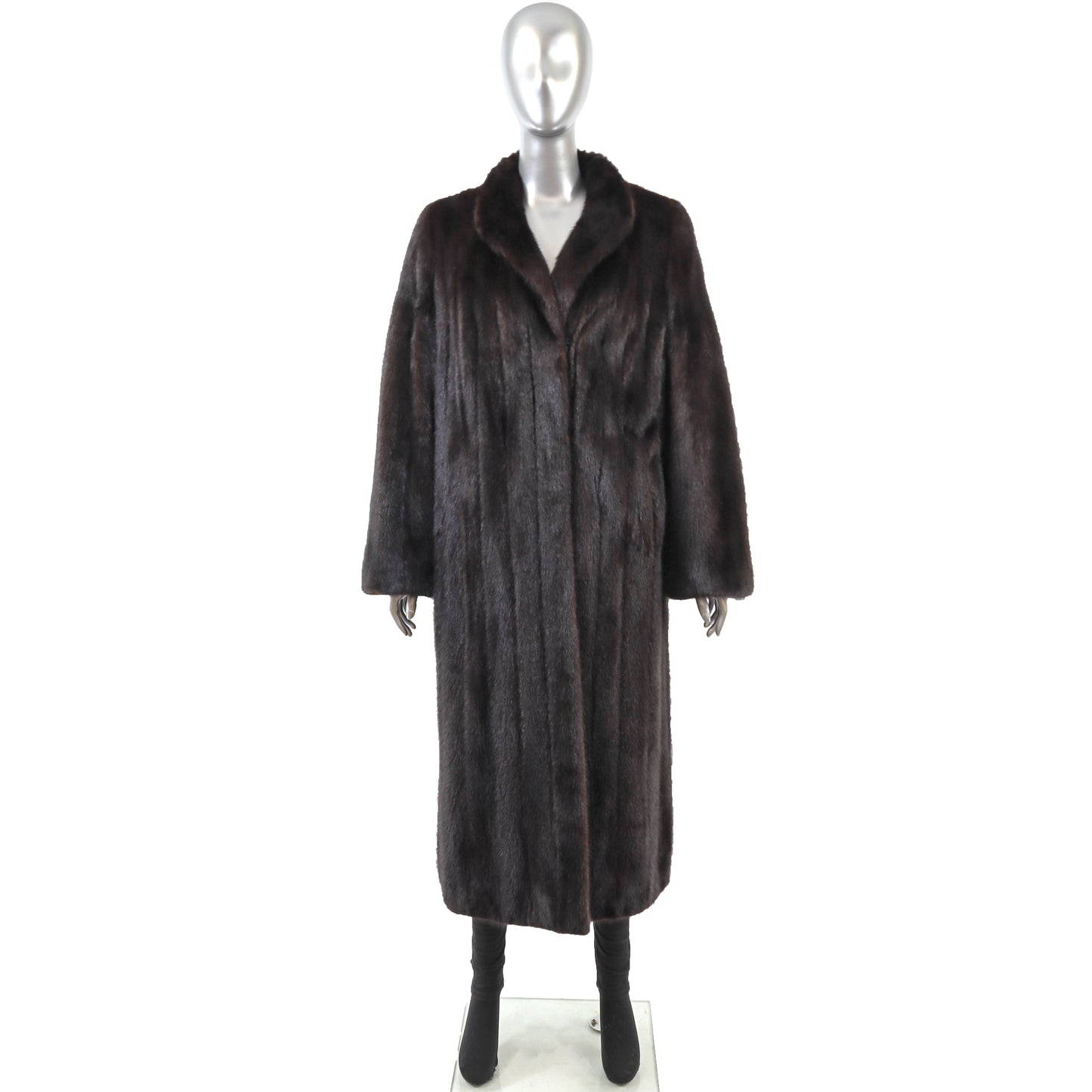 Brown Mink Coat- Size M