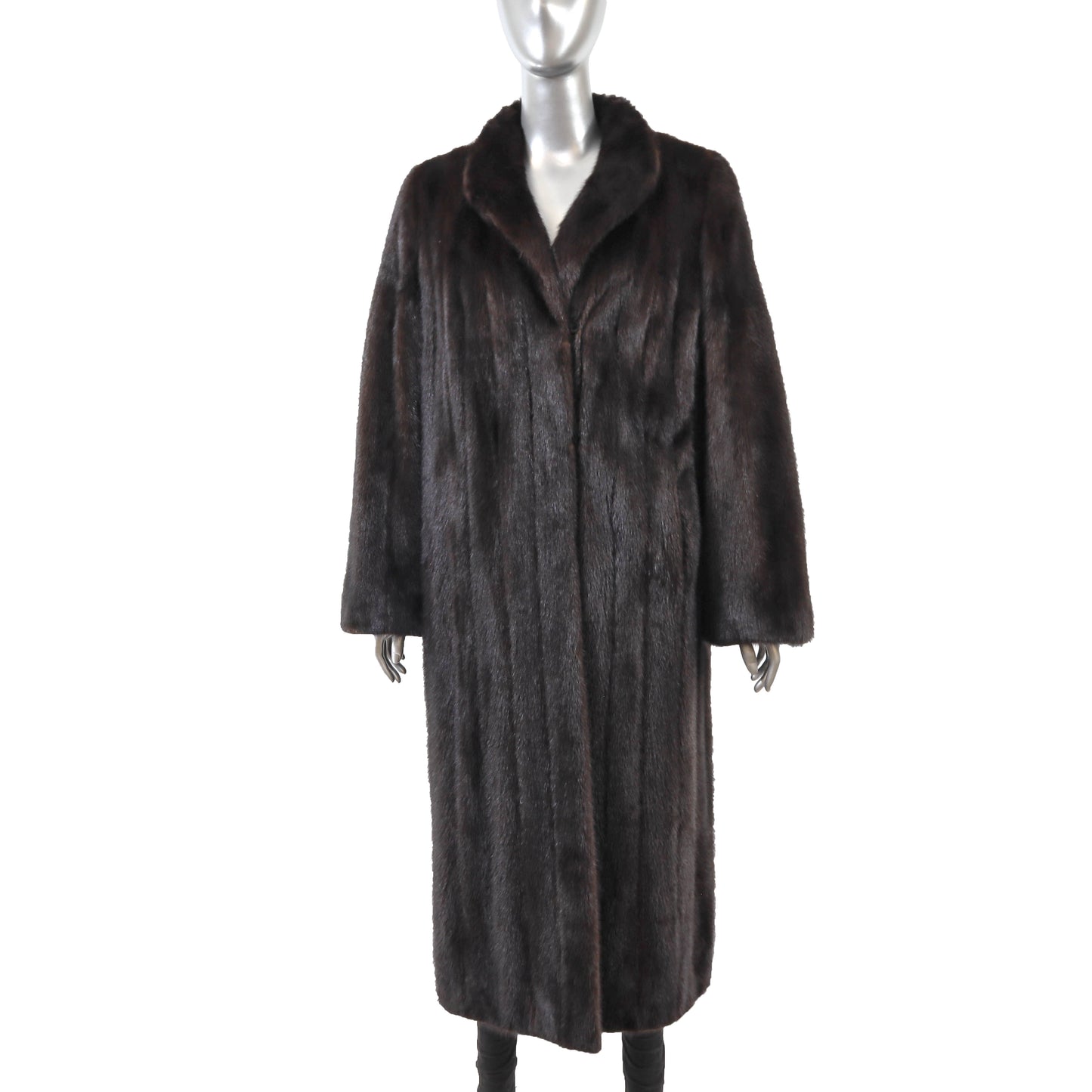 Brown Mink Coat- Size M